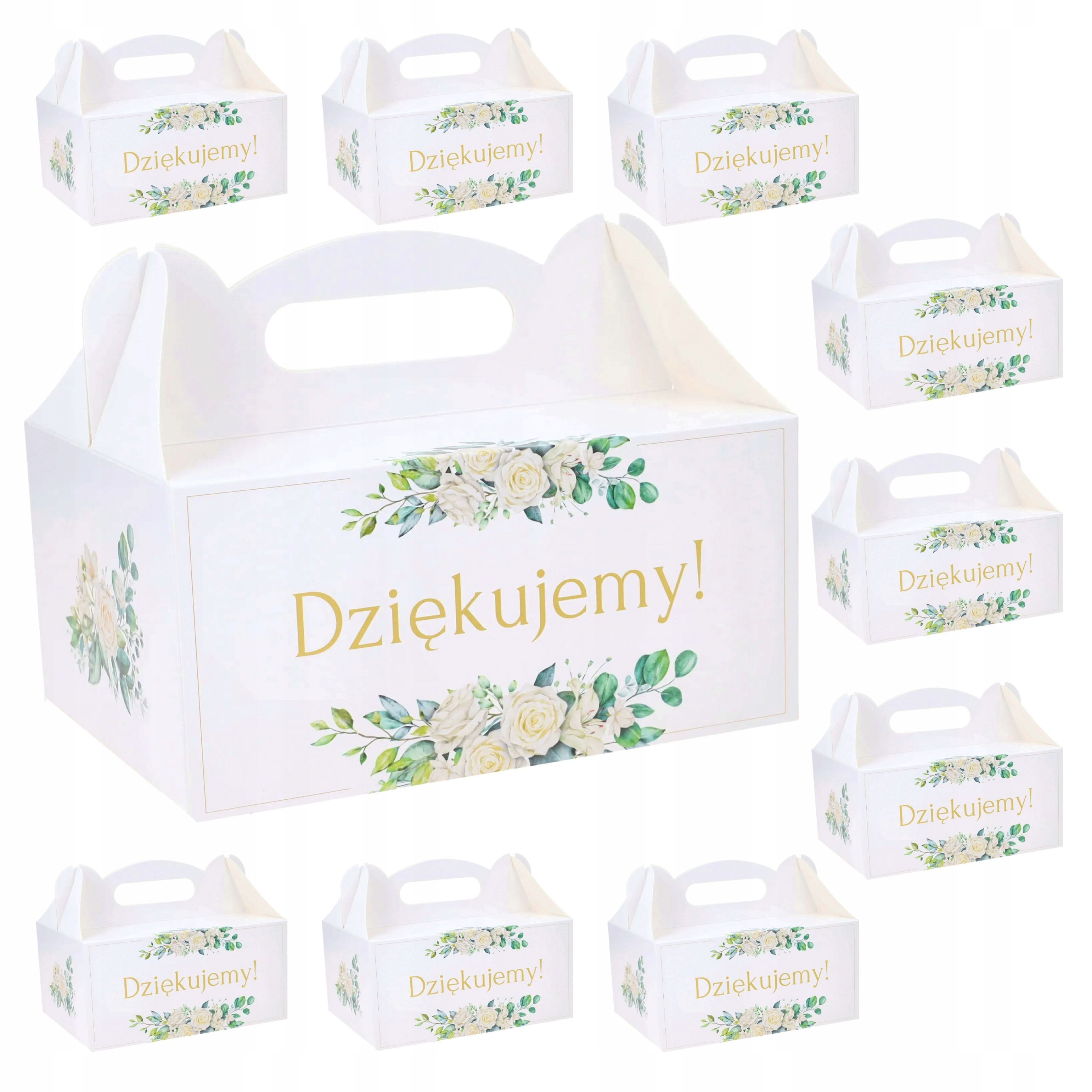 Festivalartikel Kommunionskarte Kuchenbox 10x Geschenkbox Hochzeit Kommunion Gäste Box Set