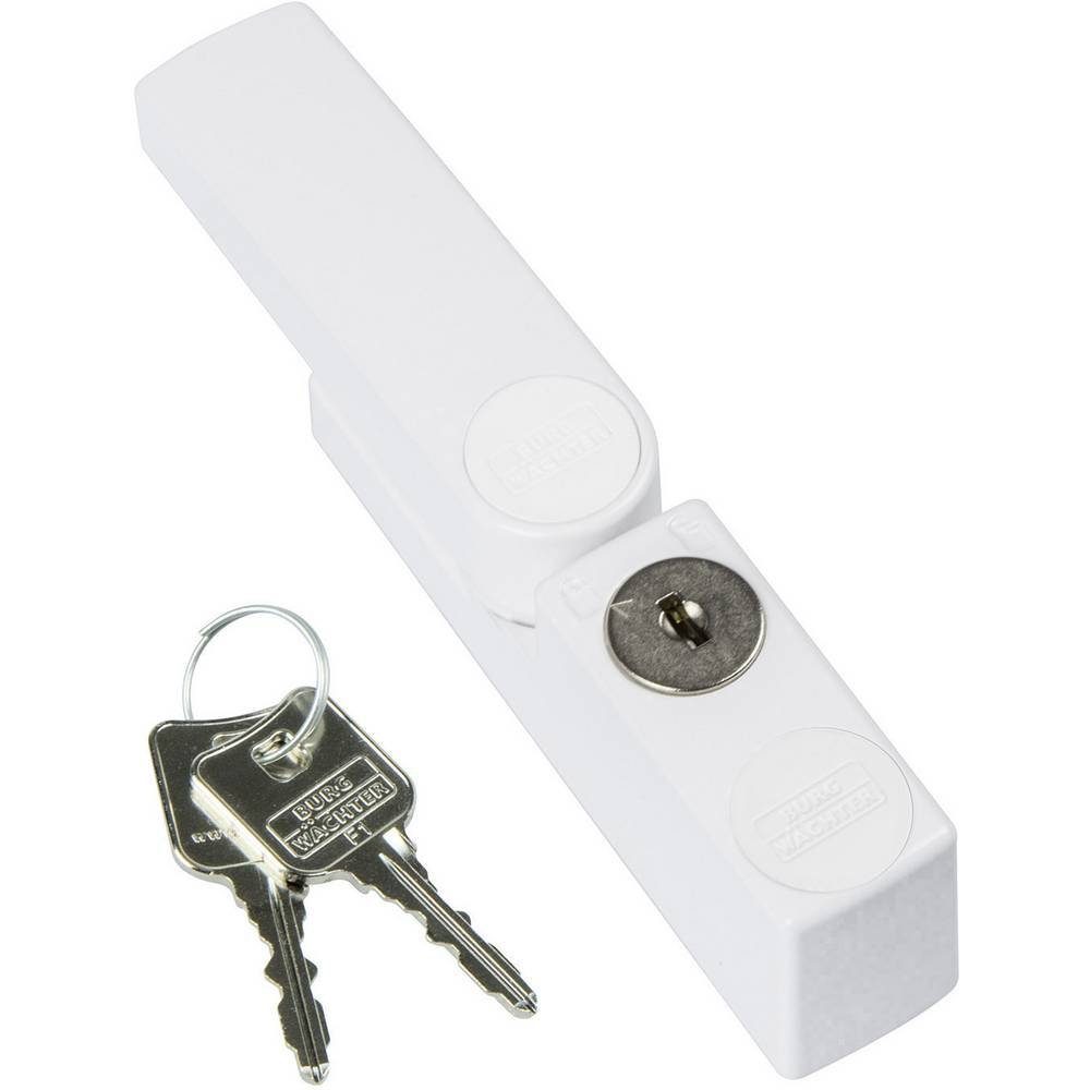 Burg Wächter Panzerriegel Fenstersicherung mit Einzelriegel Winsafe WS 11 W SB 38231 – Bild 3 von 5