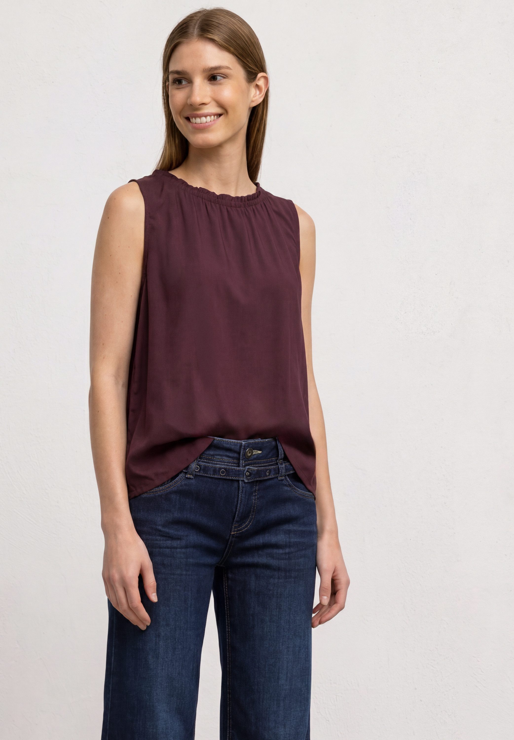 STREET ONE Blusentop aus softer Viskose