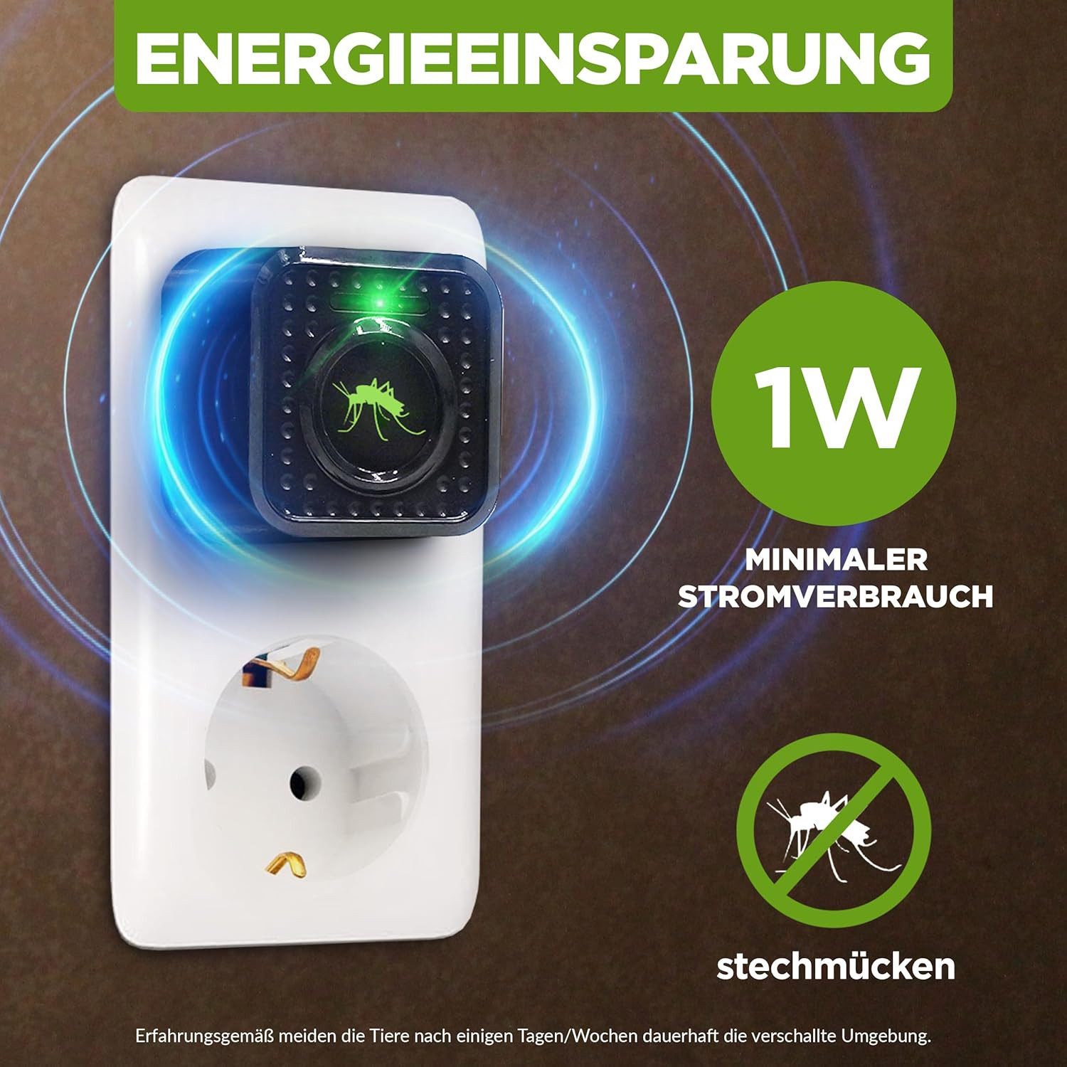 ISOTRONIC Ultraschall-Tierabwehr Isotronic Mückenfrei 230V, 1-tlg.