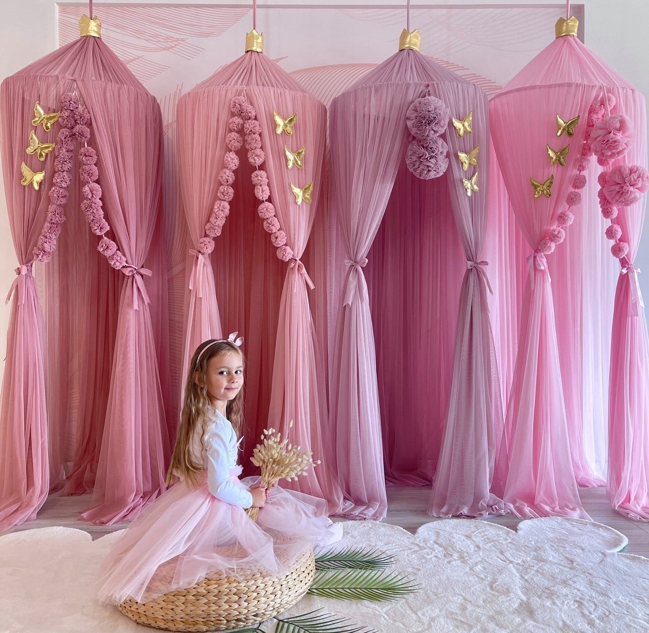 Baby Fancyroom Betthimmel Baldachin Kinderzimmer Betthimmel günstig online kaufen