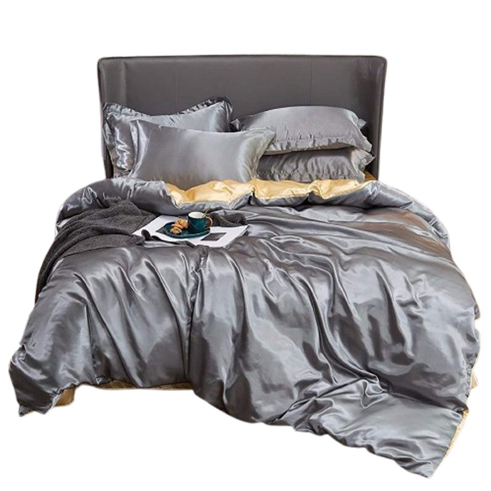Coonoor Bettwäsche Satin Bettwäsche Luxus Bettbezug günstig online kaufen