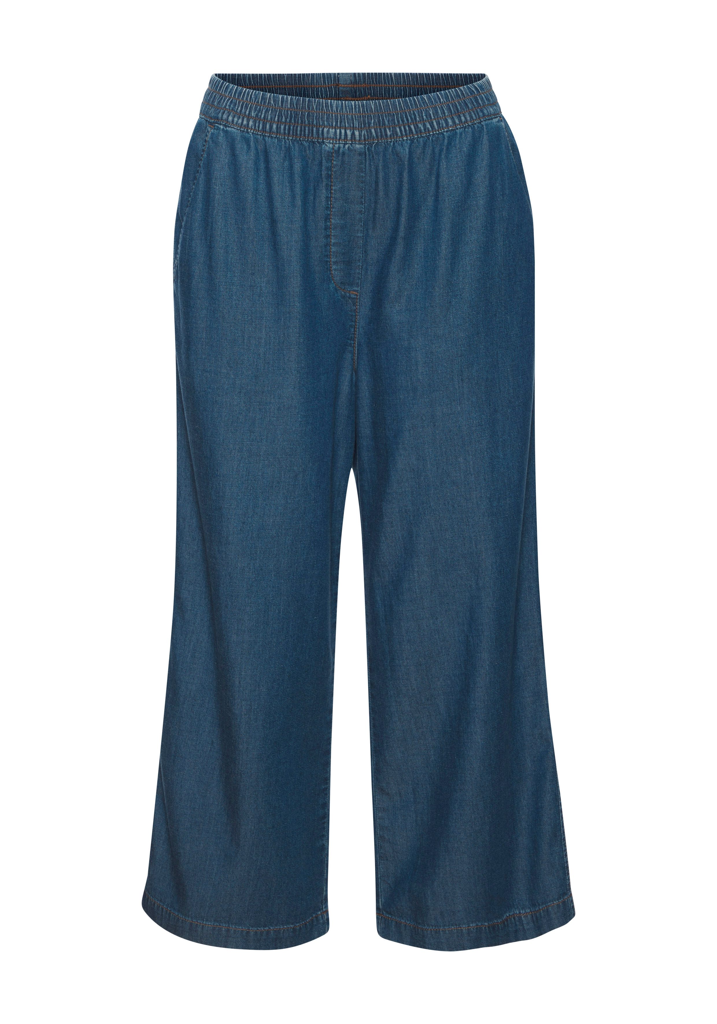 H.I.S Culotte weit geschnitten, in Denim Optik