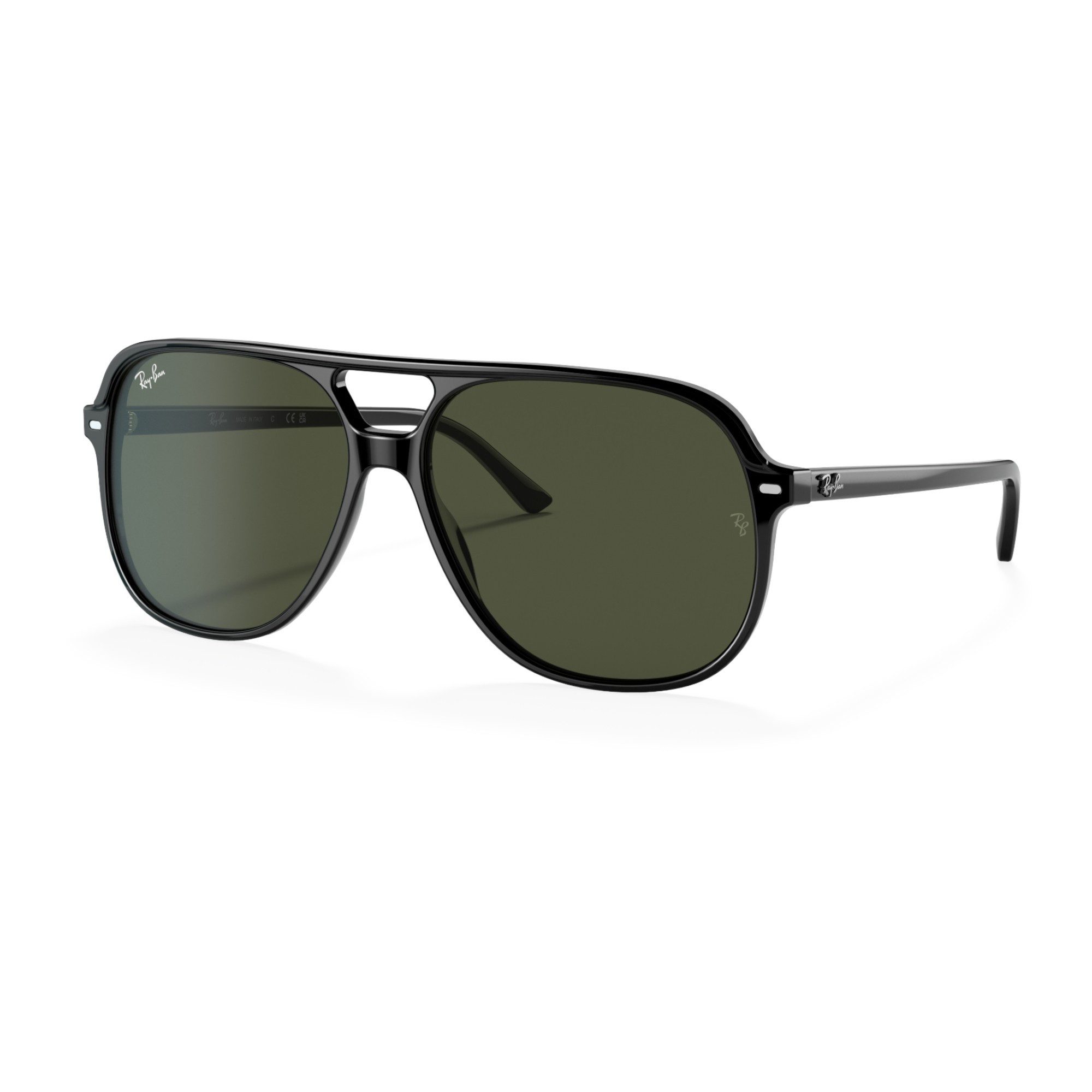 Ray-Ban Sonnenbrille Bill 901/31 (Glasfarbe: G-15 Grün) schwarz - 1 Brille
