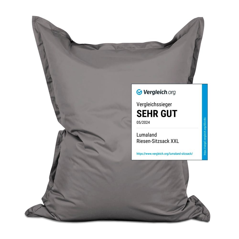Lumaland Sitzsack XXL Bean Bag Riesen-Sitzkissen 380L 140x180cm Special Edi günstig online kaufen