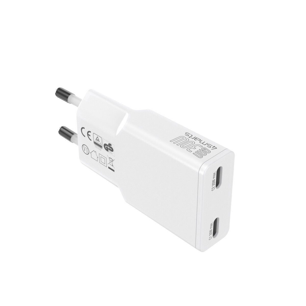 4smarts Netzladegerät PDPlug Slim Dual Universal-Netzteil