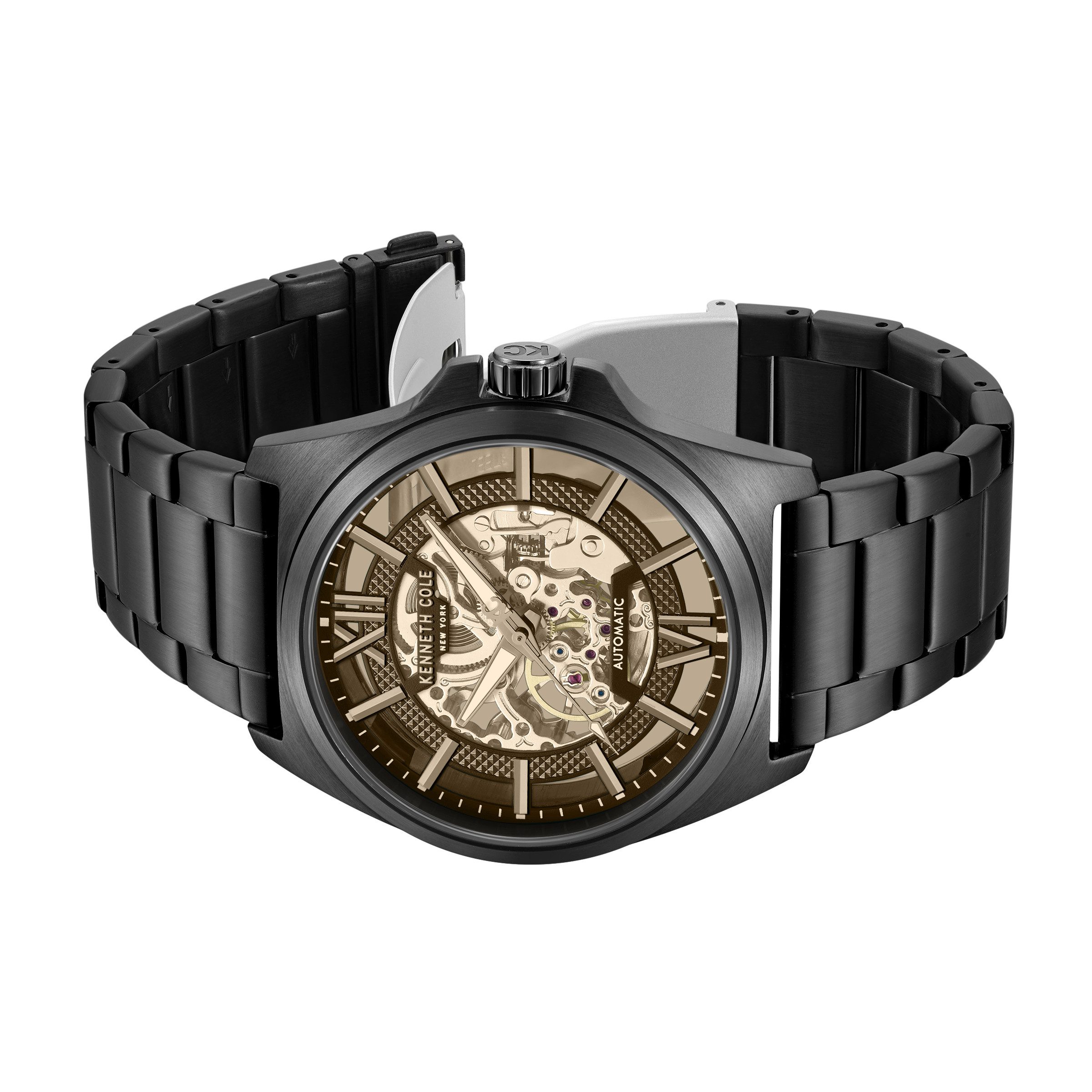 Kenneth Cole Automatikuhr Automatikuhr Herrenuhr 44 mm Automatik Herren