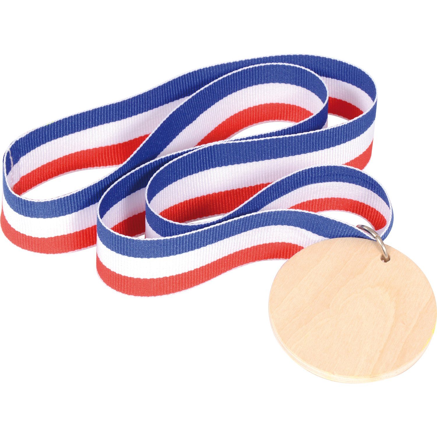 EDUPLAY Experimentierkasten Medaille mit Nylonband, Holz, Nylon, Ø 5,2 cm