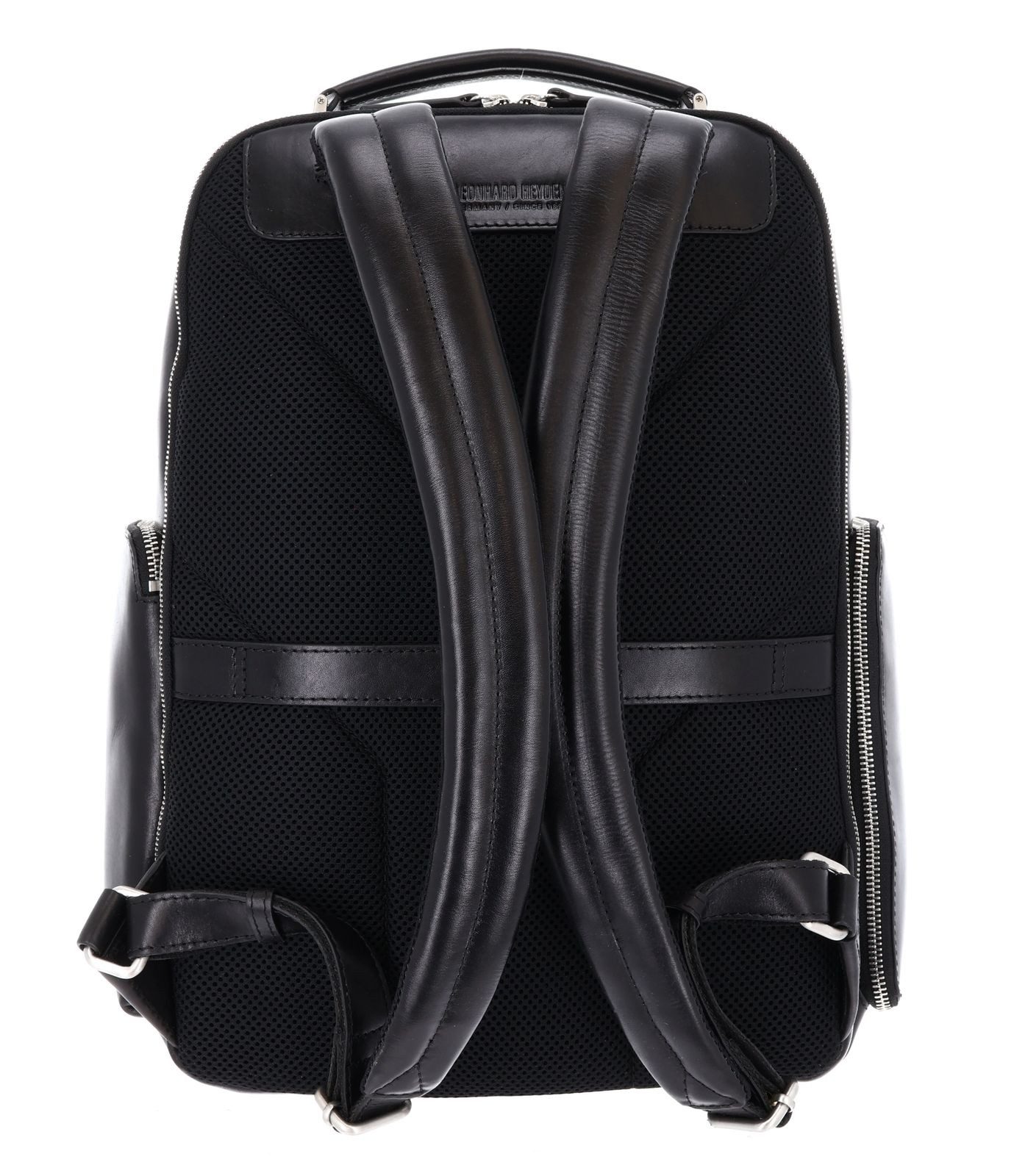 Leonhard Heyden Rucksack Business Rucksack 5275 (Set, 2-tlg), aus echtem Rindsleder