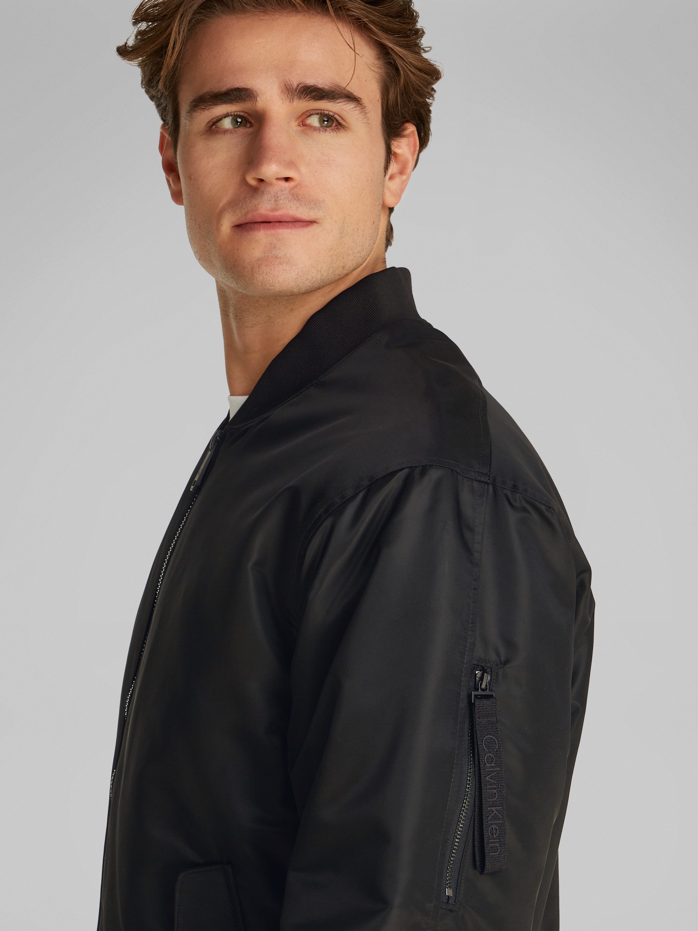 Calvin Klein Jeans Blouson LS JEANS HERO BOMBER mit Strickbündchen günstig online kaufen