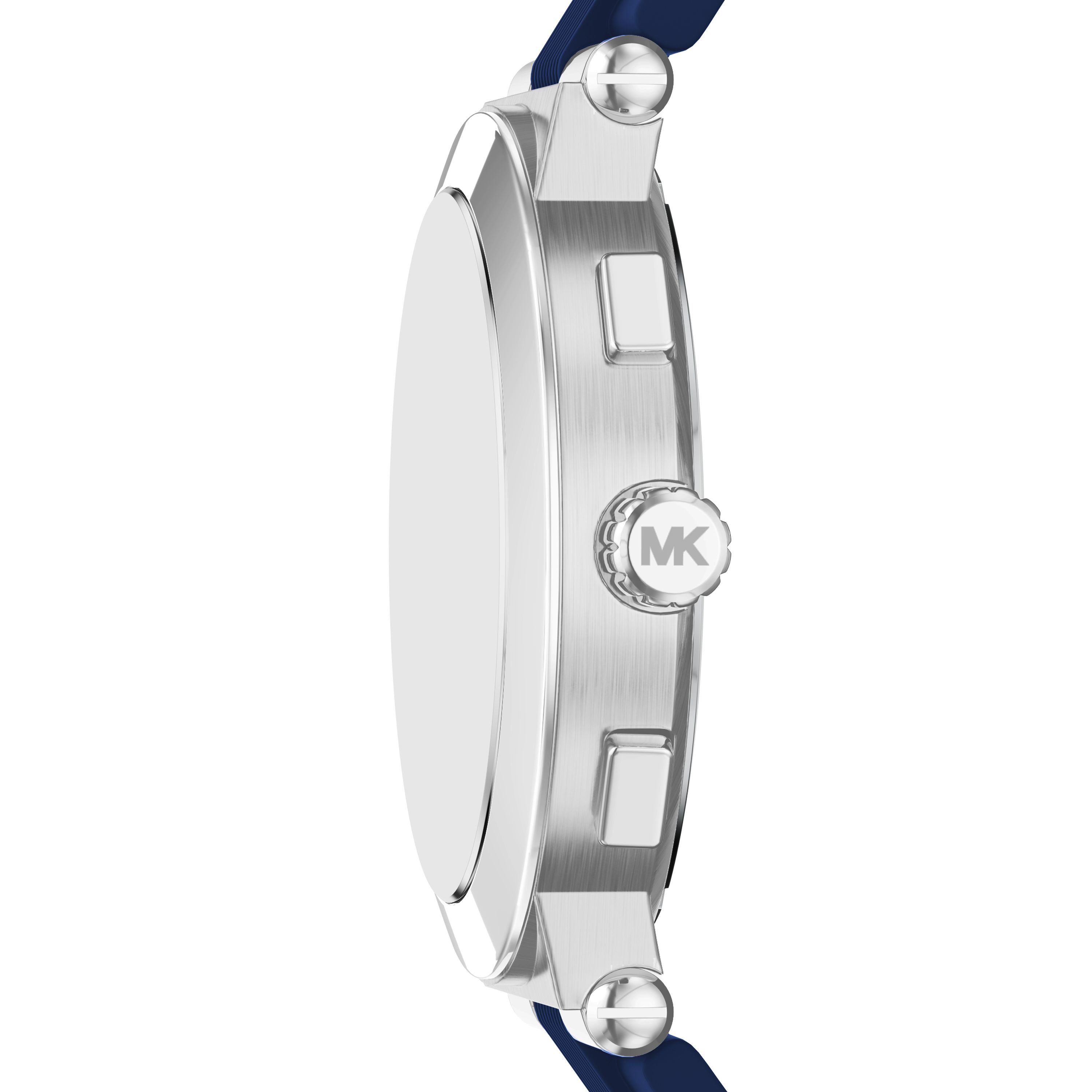 MICHAEL KORS Chronograph BILLIE MK9254, Quarzuhr, Armbanduhr, Herrenuhr, Silikonarmband, analog, Tag
