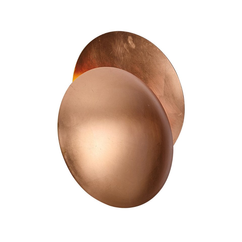 Qazqa Wandleuchte Sunrise, ohne Leuchtmittel, G9, Kupfer, Modern, Stahl, 2-flammig