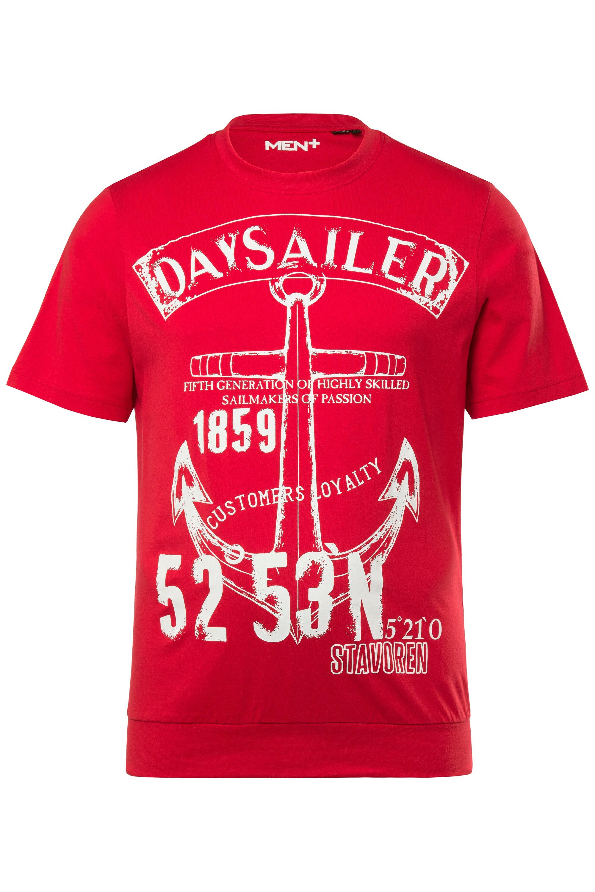 Men Plus T-Shirt Men+ T-Shirt Halbarm günstig online kaufen