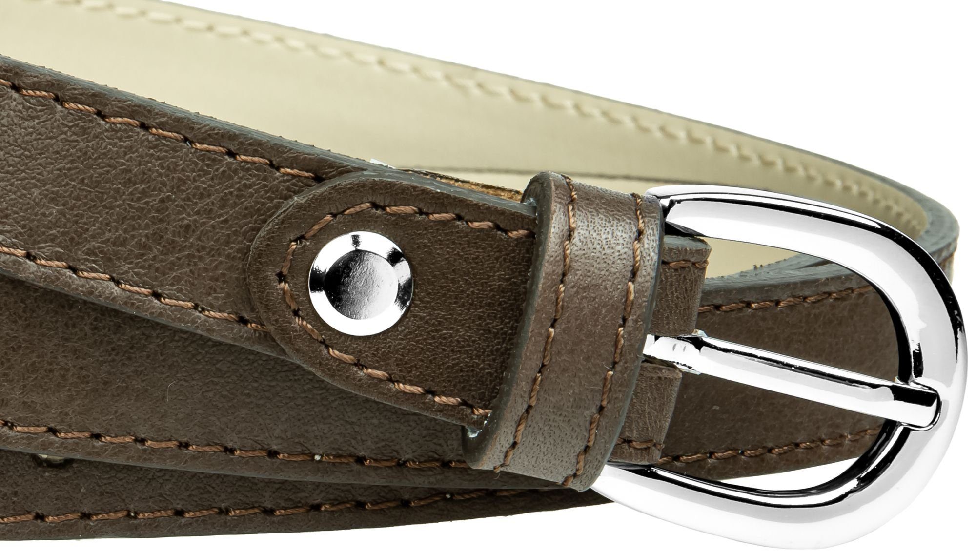 Caspar Taillengürtel GU273 aus echtem Leder günstig online kaufen