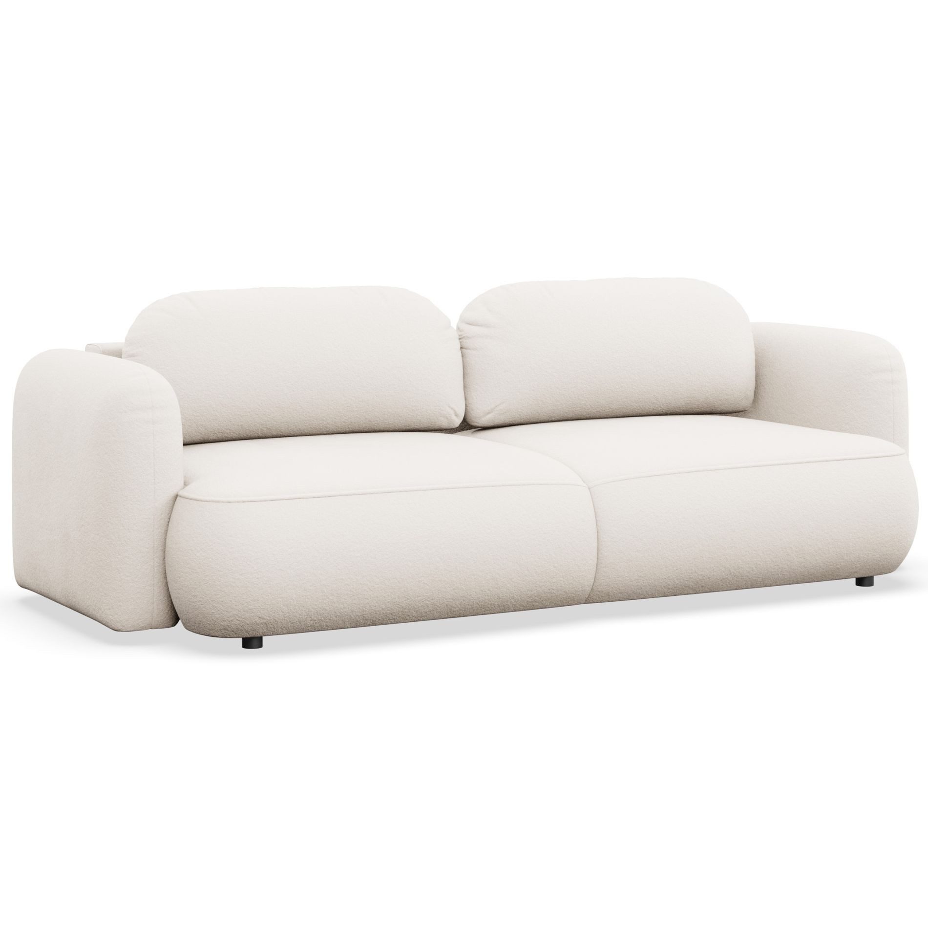 Selsey Schlafsofa, 3-Sitzer mit Schlaffunktion, Bettkasten, Bouclé / Chenille, 253 cm