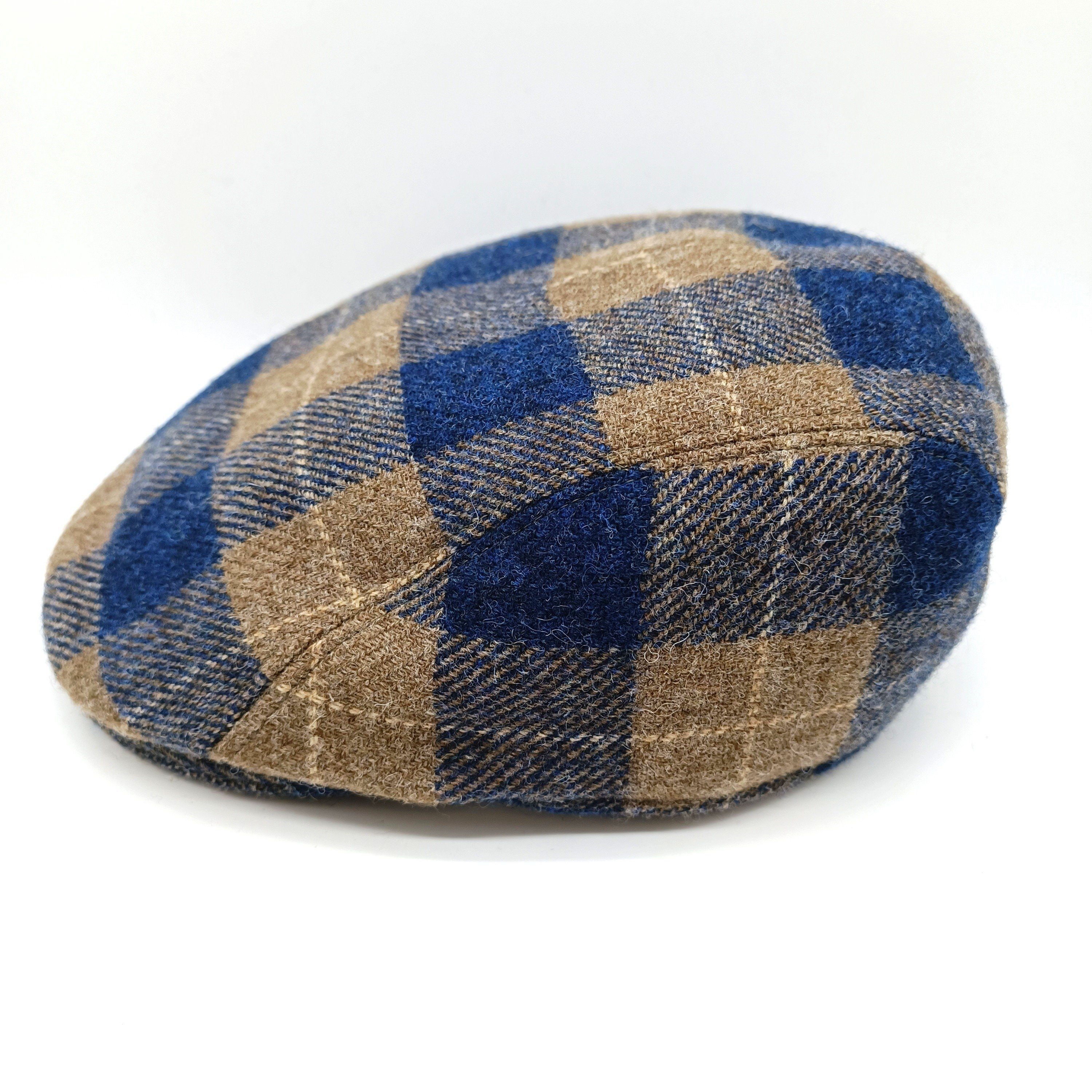 Göttmann Flat Cap Boston Flatcap mit Ohrenklappen blau/beige