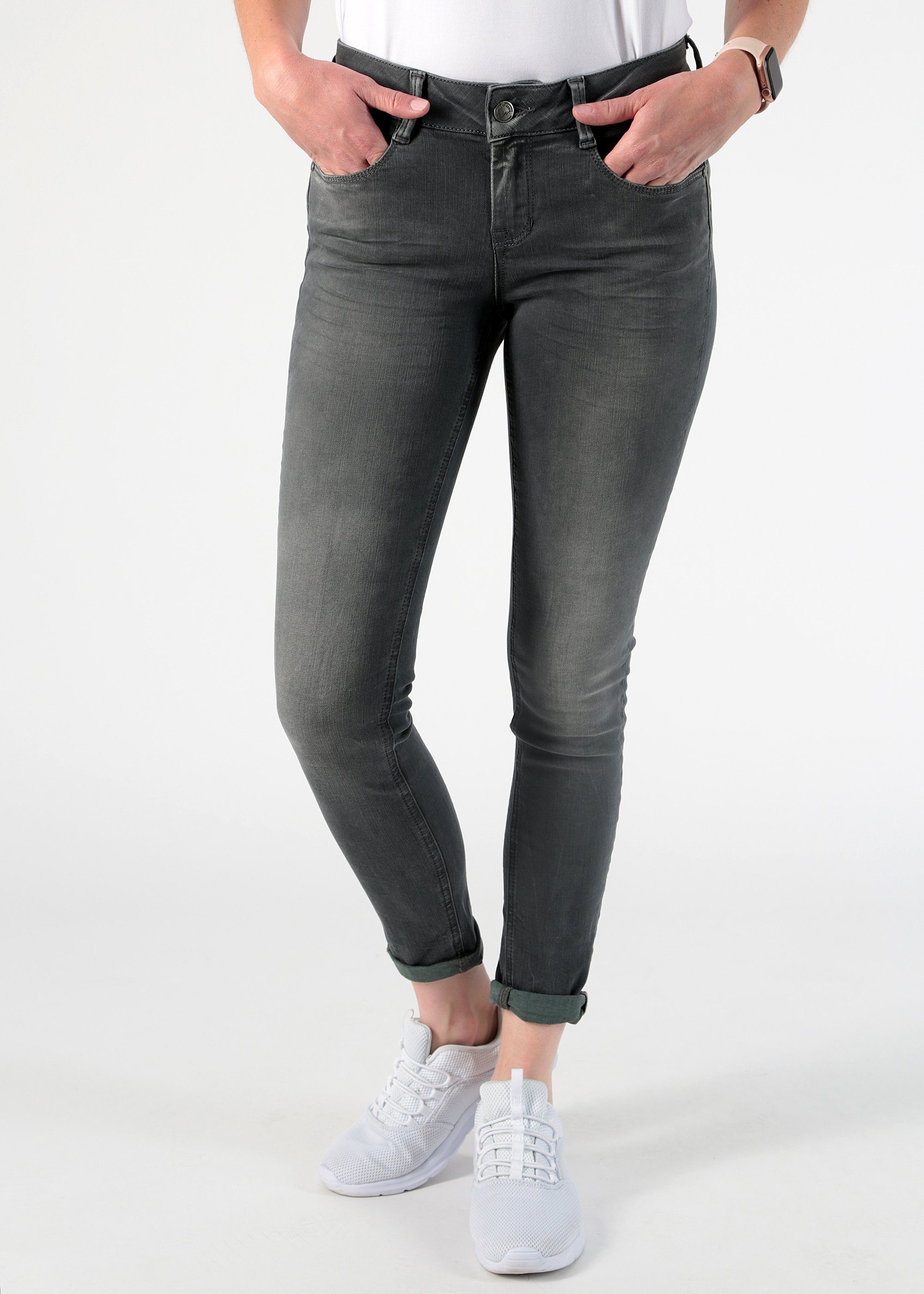 Miracle of Denim Stretch-Jeans MOD JEANS SINA rhino grey AU20-2015.2929