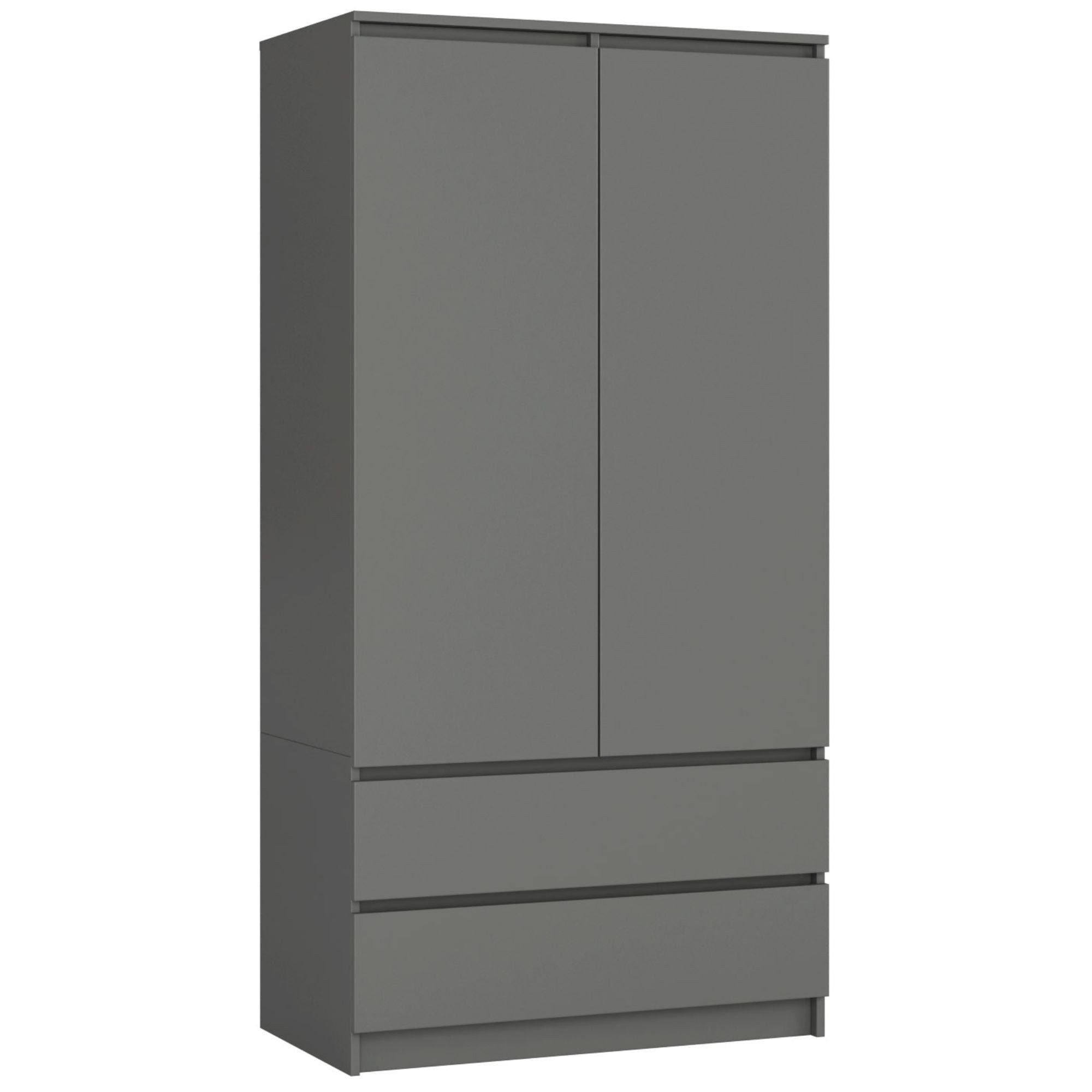 Raumhirsch Furniture Kleiderschrank - Stilvoller Stauraum - Garderobenschrank Stilvoller Schlafzimmerschrank, ideal für Jugendzimmer & Wohnzimmer