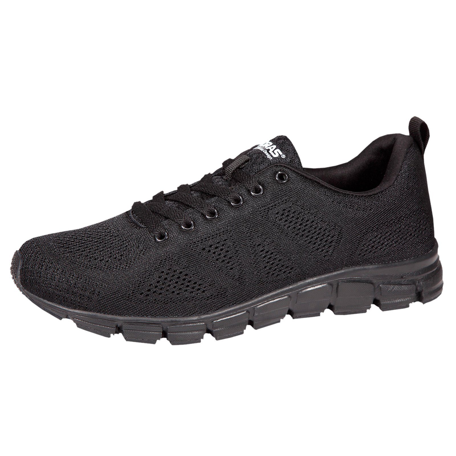 BORAS Große Größen Sneaker Fashion Sports Basic schwarz Boras Sneaker