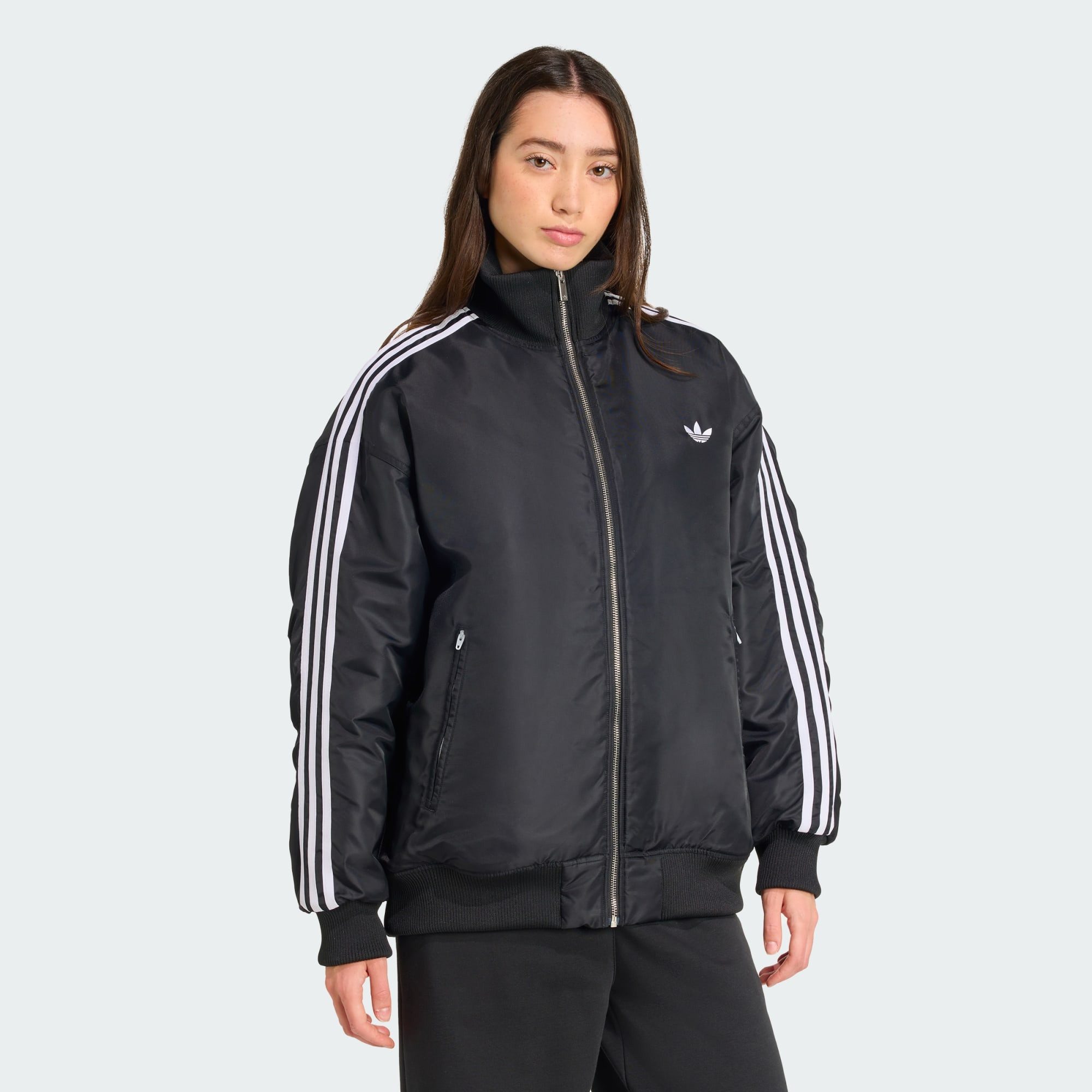 adidas Originals Fleecejacke FIREBIRD OVERSIZED BOMBERJACKE günstig online kaufen