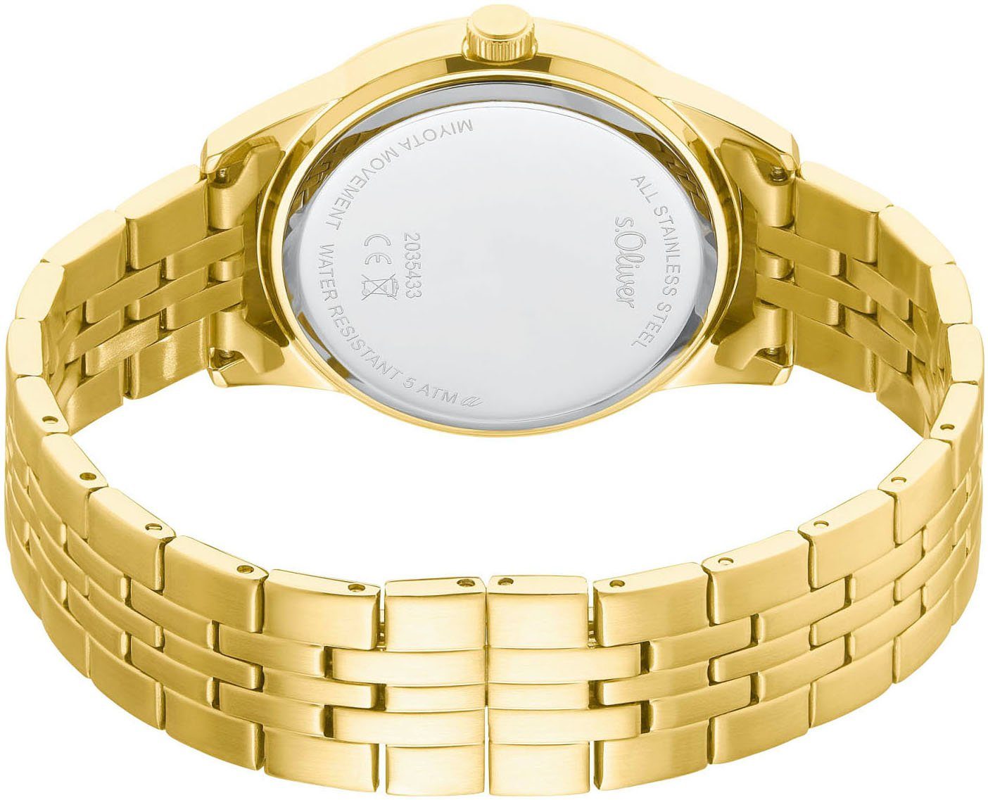 s.Oliver Quarzuhr 2035433, Armbanduhr, Damenuhr, analog, günstig online kaufen