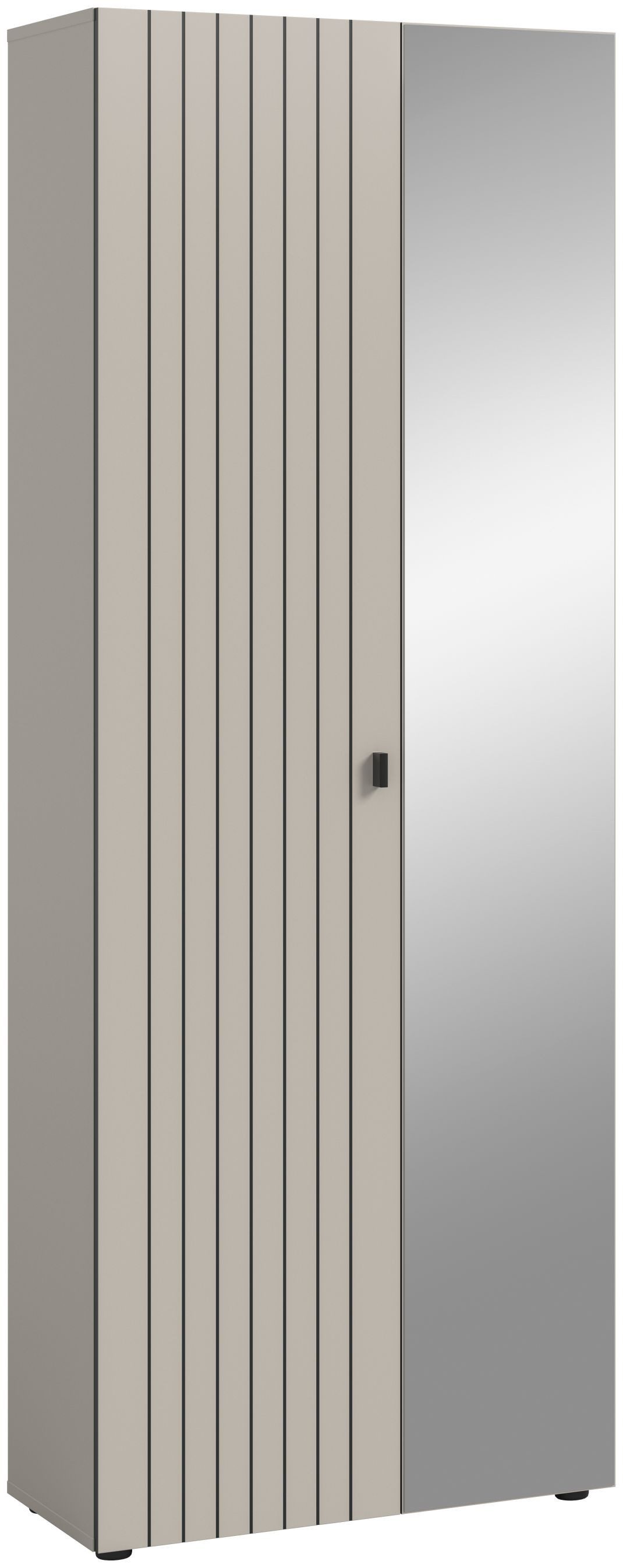 xonox.home Garderobenschrank in Kaschmir Nachbildung B/H/T ca.: 70/192/37 cm