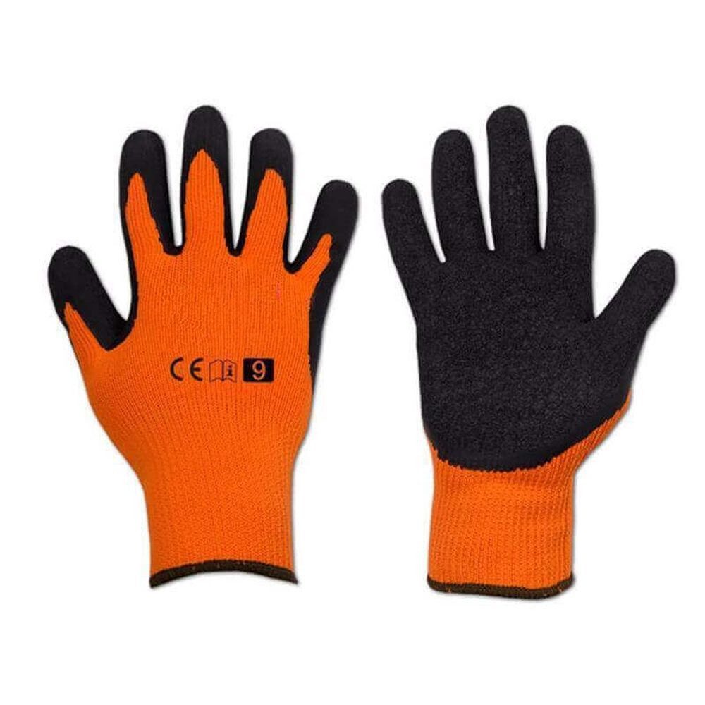 GarPet Arbeitshandschuh-Set Winter Arbeitshandschuhe Перчатки Gr. 9 10 11 Wasserdicht Thermo (12-St)