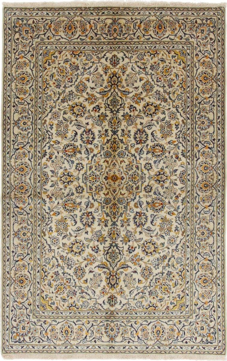Orientteppich Keshan 137x212 Handgeknüpfter Orientteppich / Perserteppich, Nain Trading, rechteckig, Höhe: 12 mm