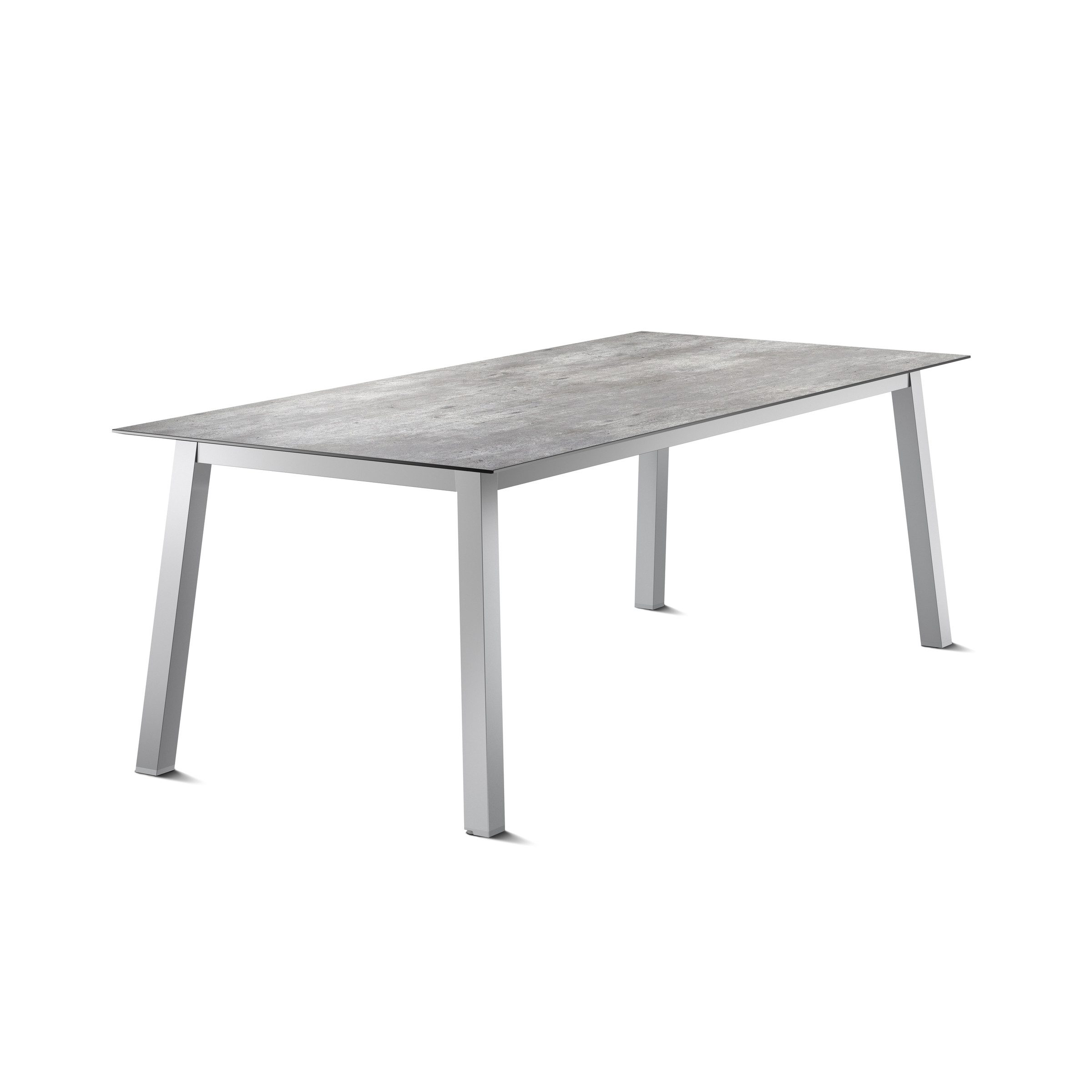 sieger Tischplatte Loft Polytec, in Beton hell, Polytec® - 220x1x100cm (BxHxT)