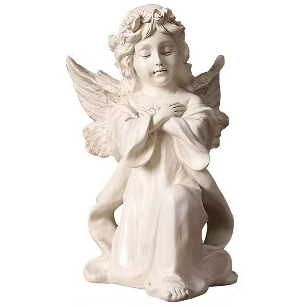 Jumpeak Engelfigur Dekorative Figuren, Weißer Engel günstig online kaufen