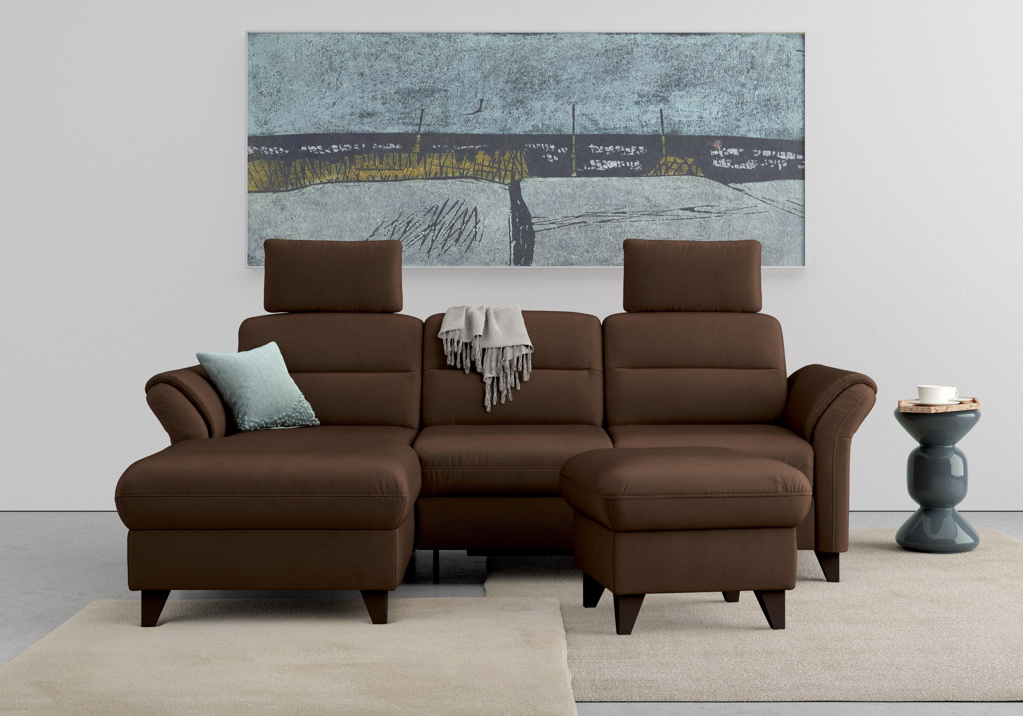 sit&more Ecksofa Mellum L-Form, Federkern, wahlweise günstig online kaufen