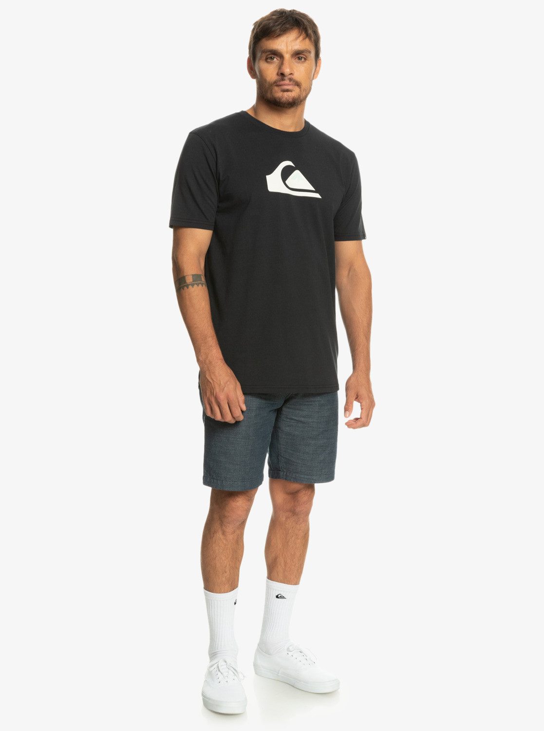 Quiksilver Black Logo Comp T-Shirt