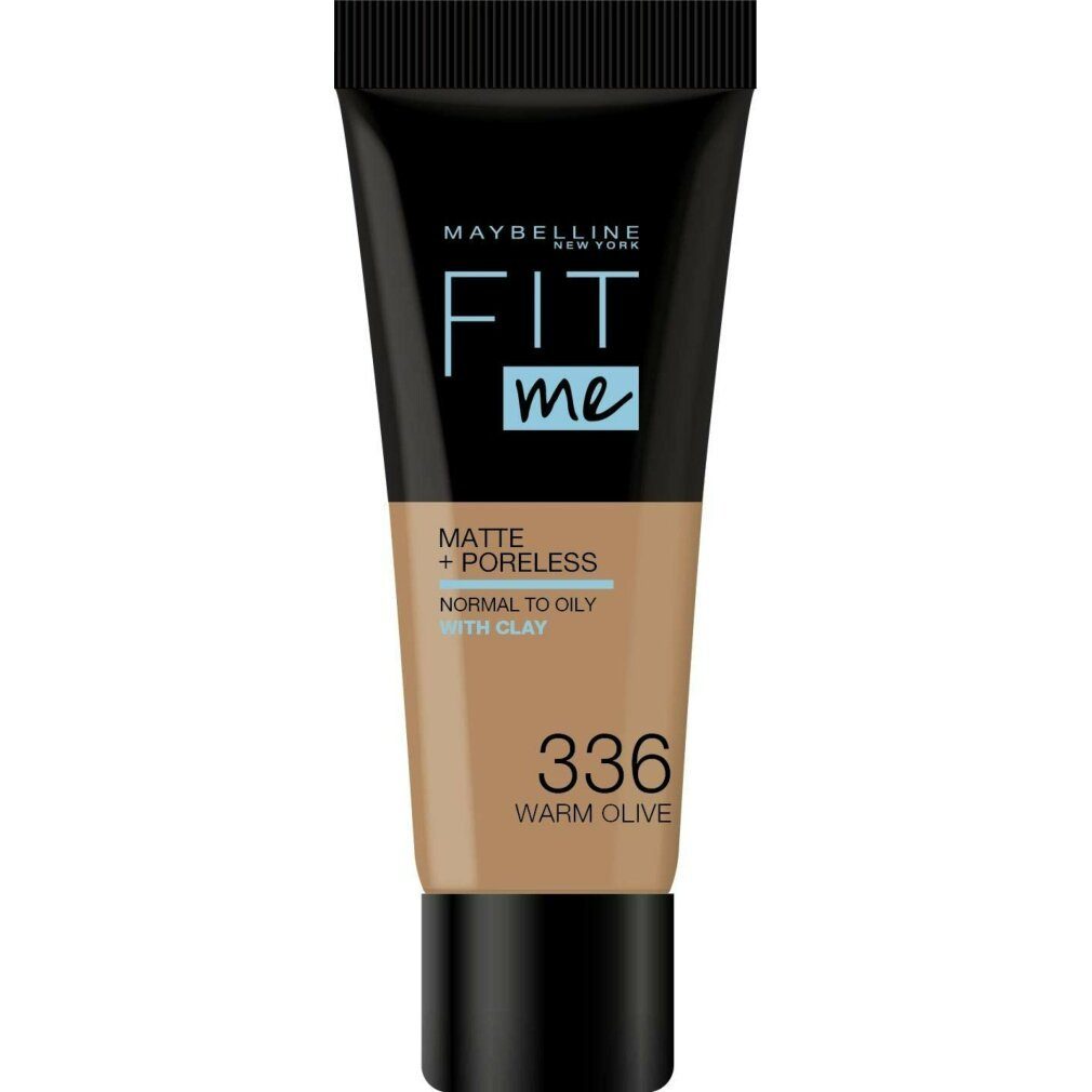 MAYBELLINE NEW YORK Foundation Fit Me Matte + Poreless Liquide Foundation 336 Warm Olive 30ml