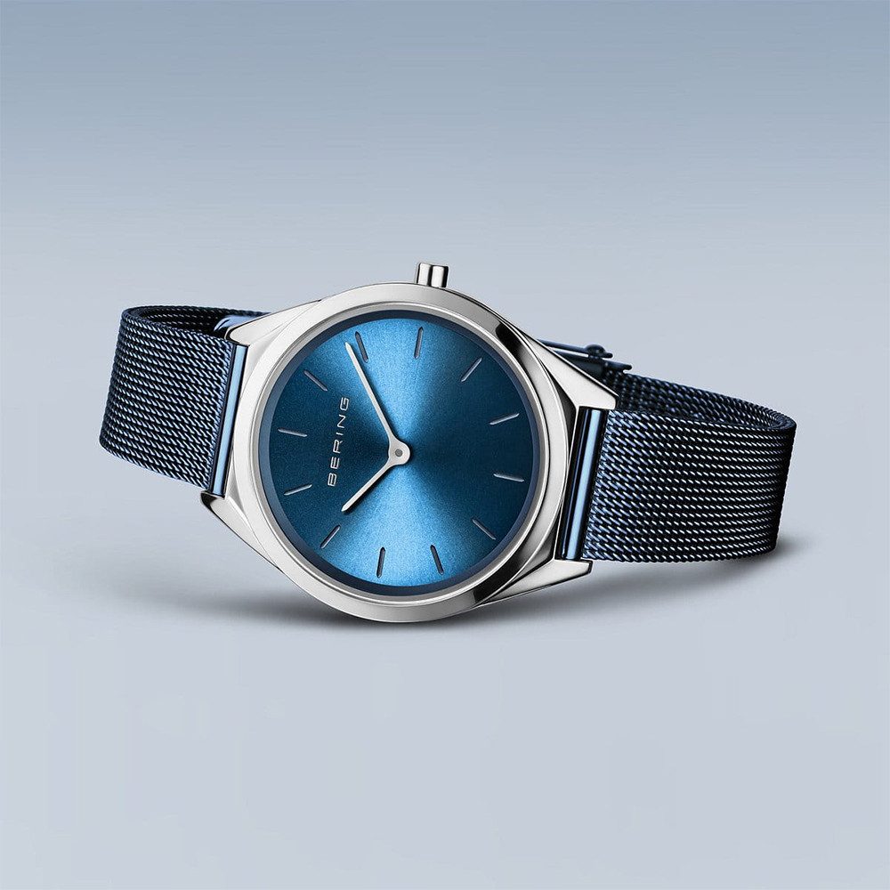 Bering Quarzuhr Bering Ultra Slim silber glänzend 17031-307 17031-307, Hochwertiges Produkt mit zeitlosem Design, sorgfältiger Verarbeitung