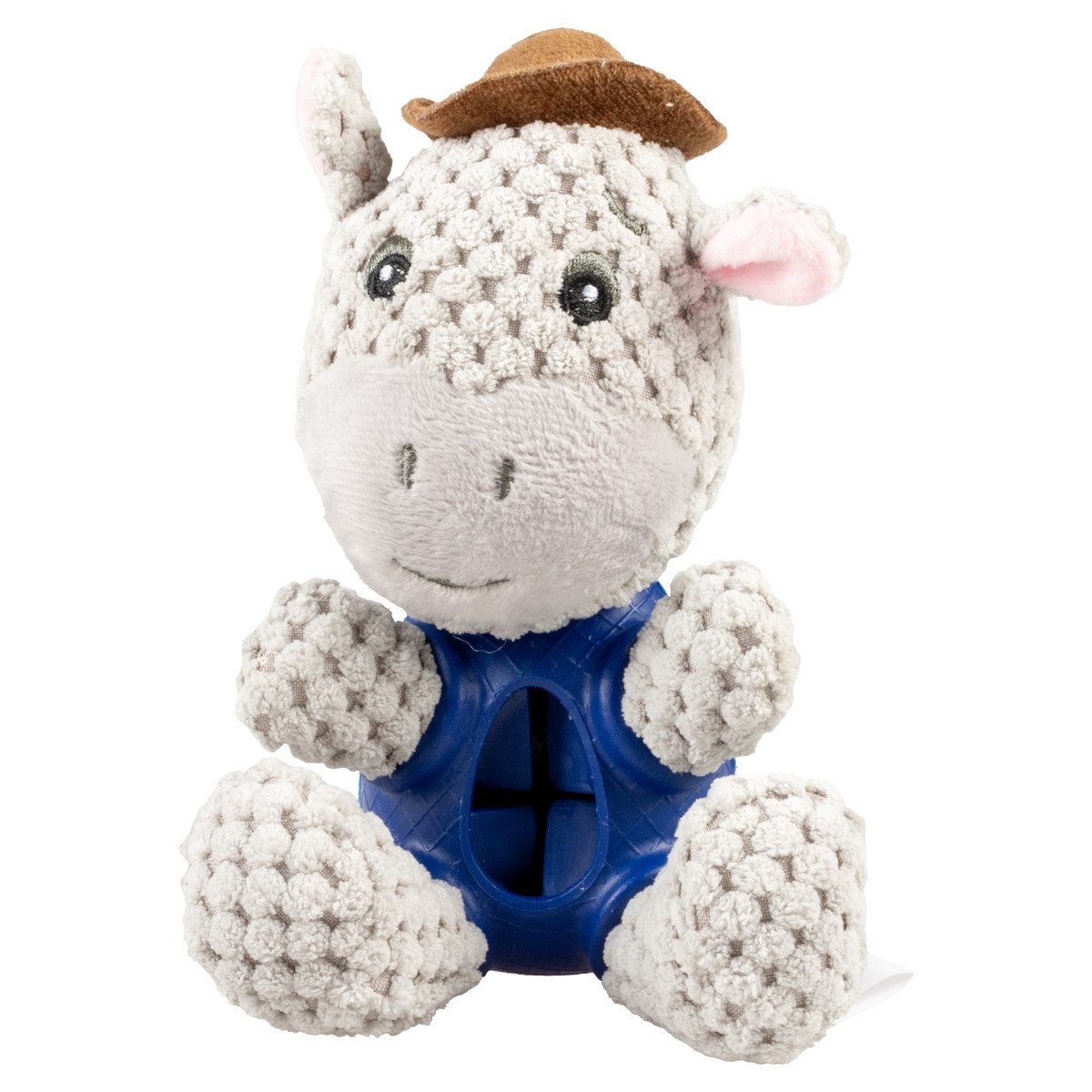 DUVO+ Tierkuscheltier Hundespielzeug Snackspender Esel