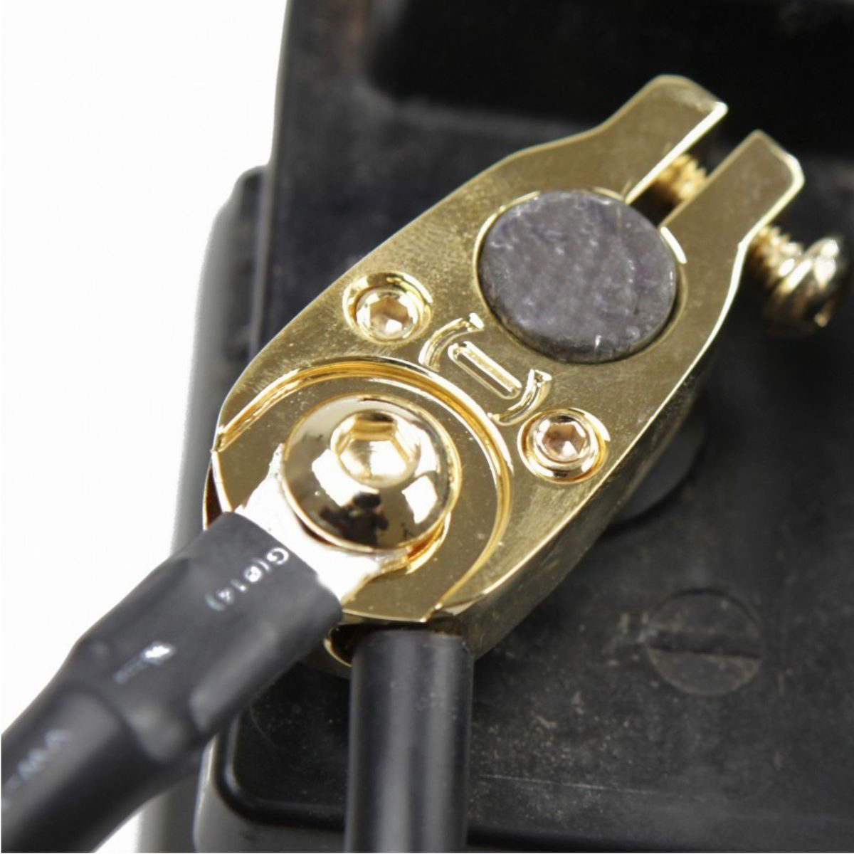 All Ride Verbindungsklemme Minus- Polklemme für Kfz Batterien max. ca. Ø 19 mm feststellbar, 1-tlg., vergoldet