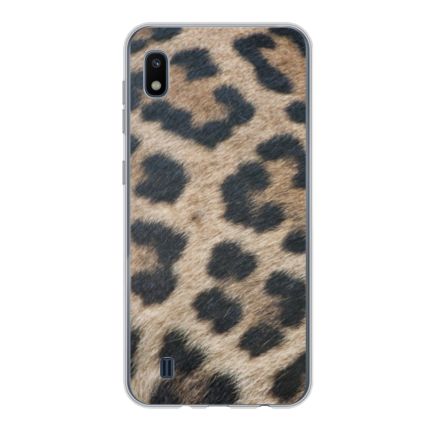MuchoWow Handyhülle für Samsung Galaxy A10 Leopardenmuster, Smartphone-Bumper, Print, Handy Schutzhülle Dünn