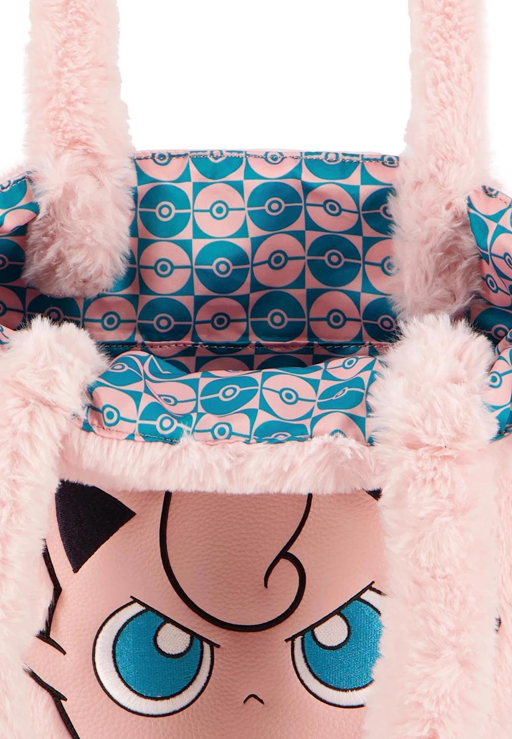 POKÉMON Shopper Jigglypuff Pummeluff, Plush Tote Bag Schultertasche