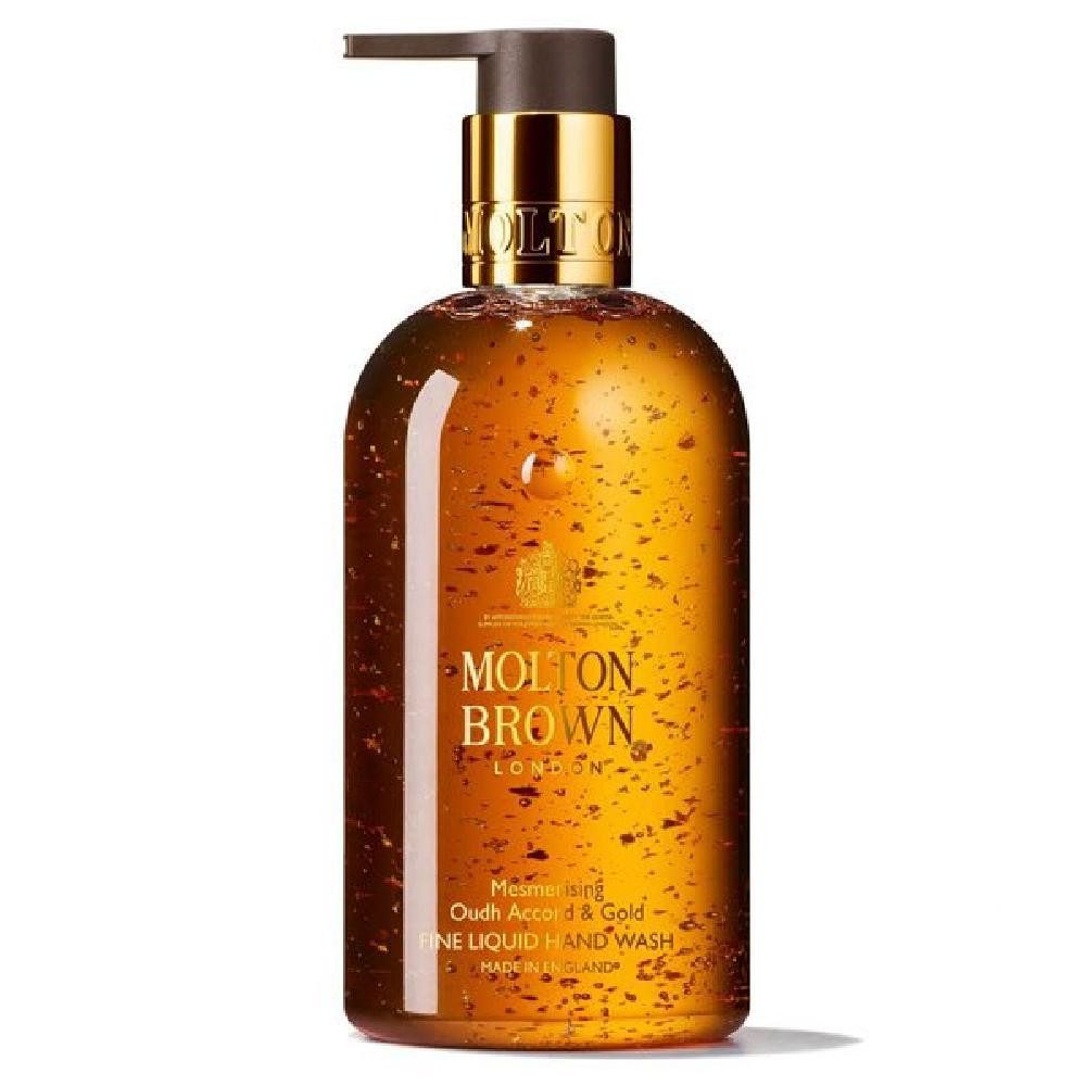 MOLTON BROWN Seifen-Set Seife Hand Wash Mesmerising Oudh Accord & Gold (300ml)
