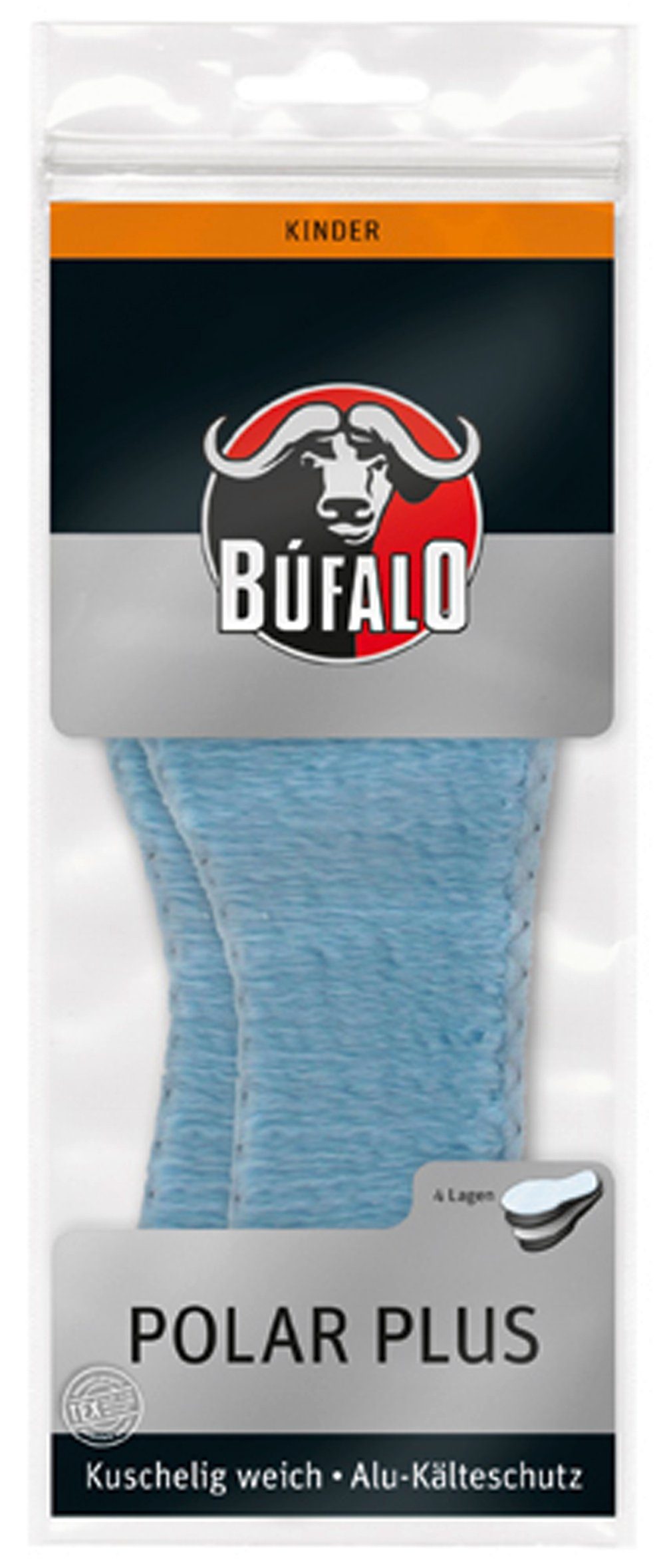 Búfalo Thermosohlen Polar Plus Kids - warme Kuschelige Thermosohle für Kinder