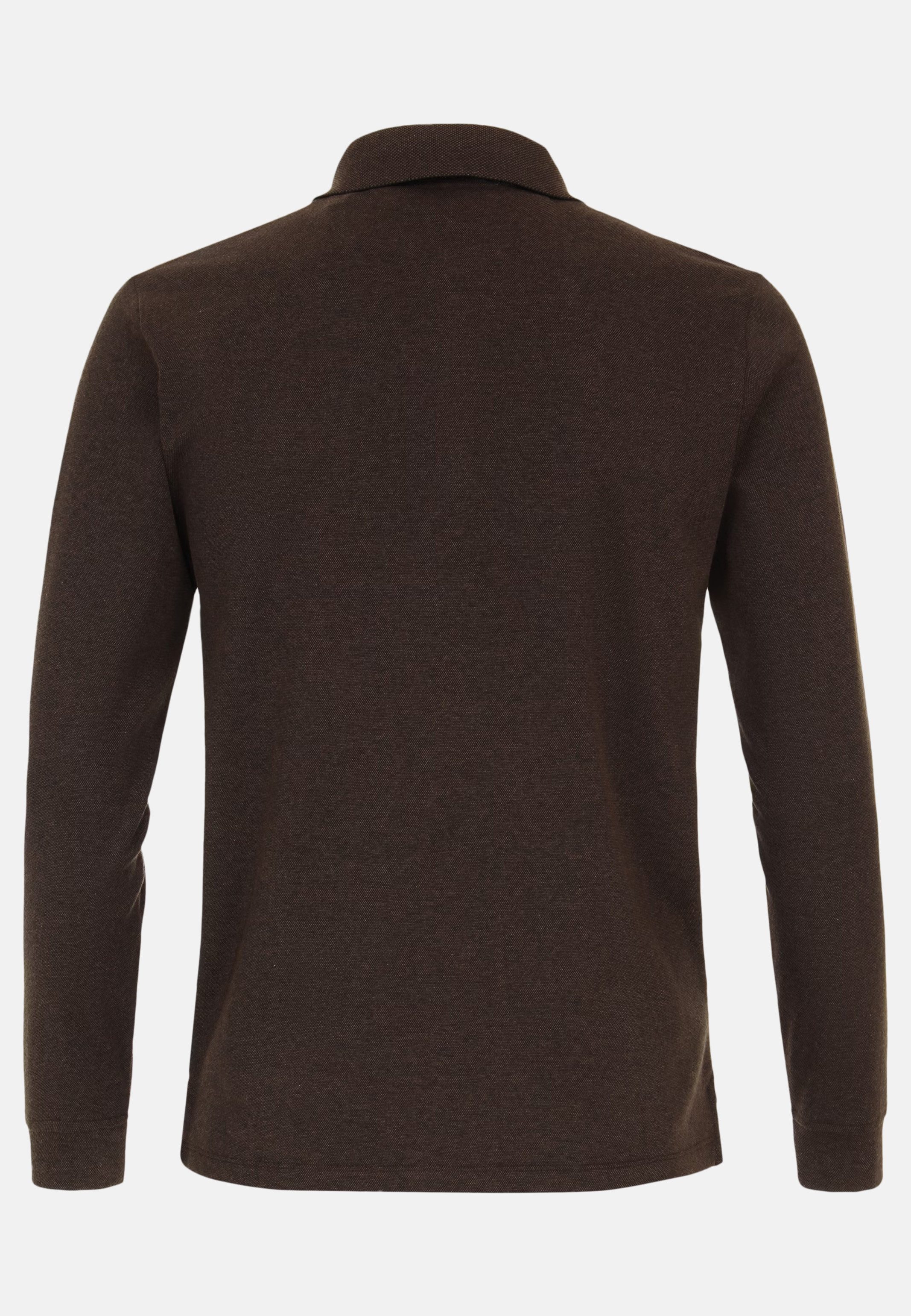 CASAMODA Langarm-Poloshirt Basic (1-tlg) Poloshirt - Baumwolle - Atmungsakt günstig online kaufen