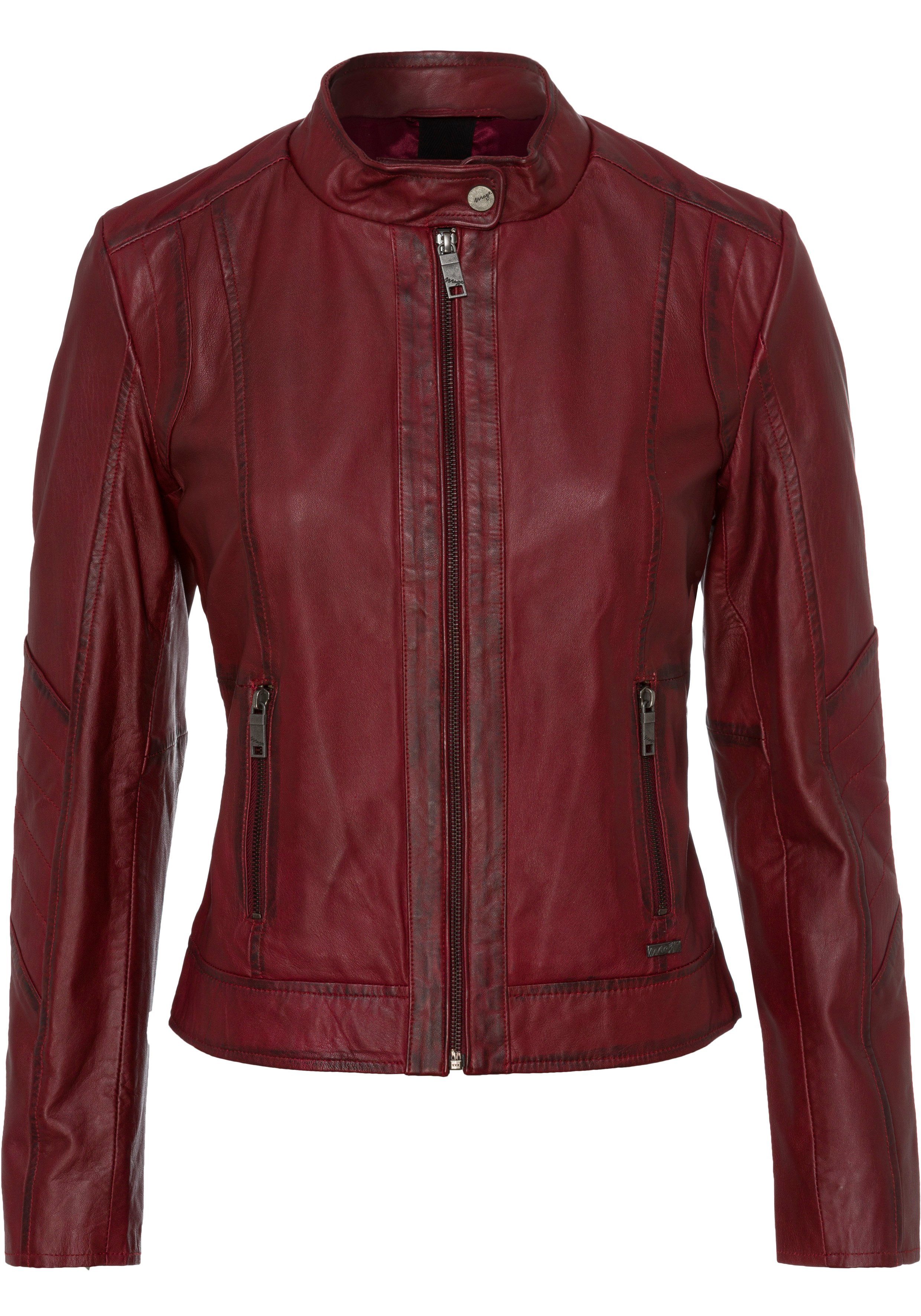 Damen Lederjacke In Rot Online Kaufen Otto
