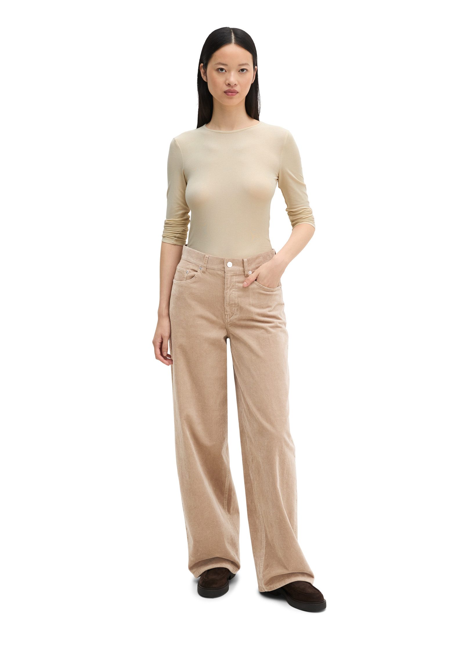 Marc O'Polo Langarmshirt aus TENCEL™ Modal-Stretch – Bild 5 von 5