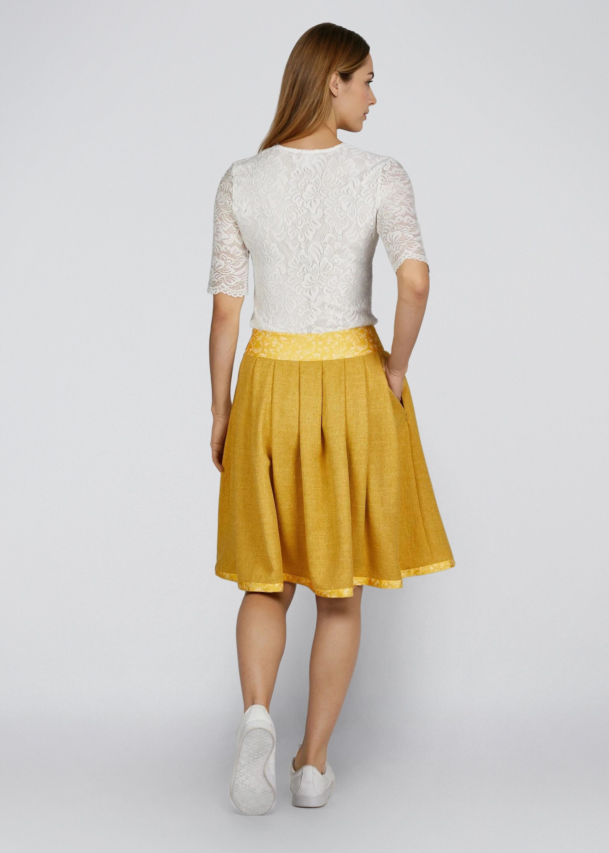 Spieth & Wensky Trachtenrock Hildebrand (1-tlg) feine Leinenoptik