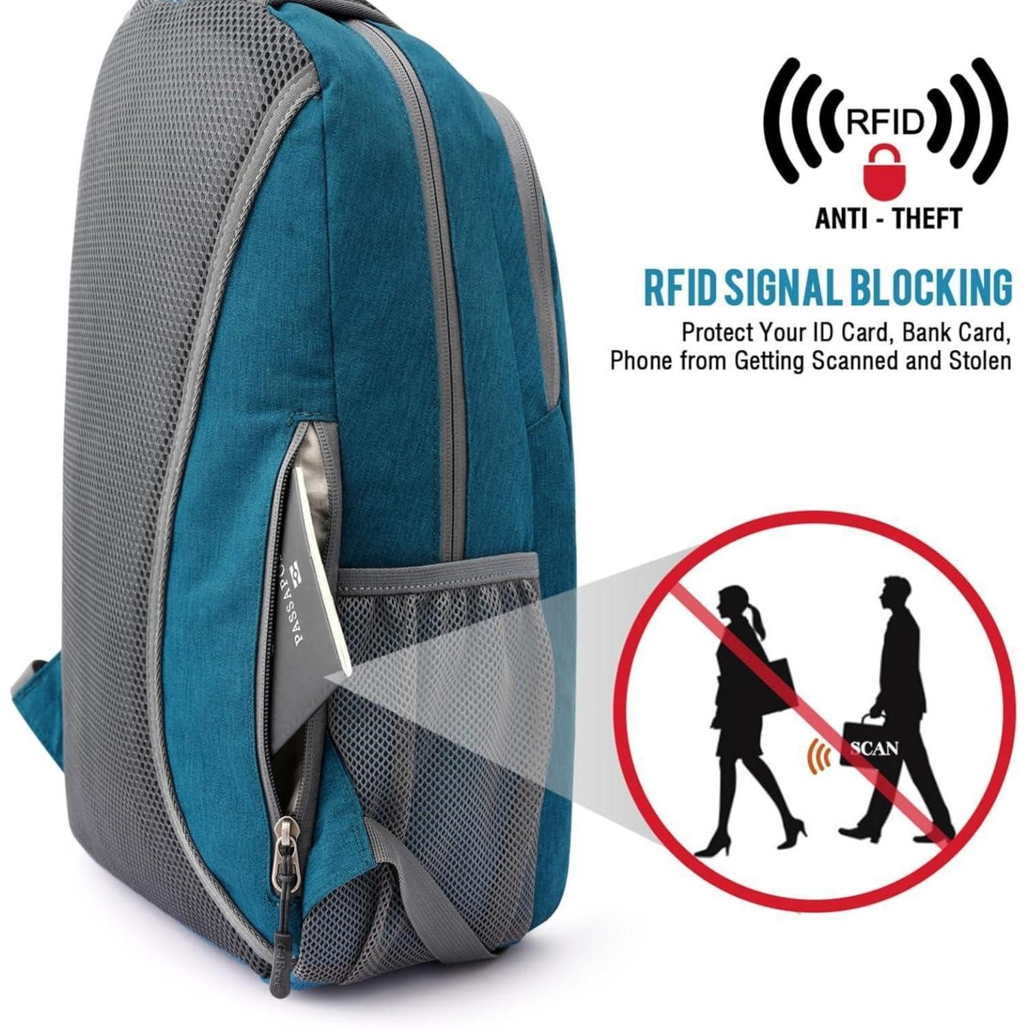 LuxusKollektion Tagesrucksack 16L Kleiner Damen Rucksack Mini Ultraleichter Wasserdichter