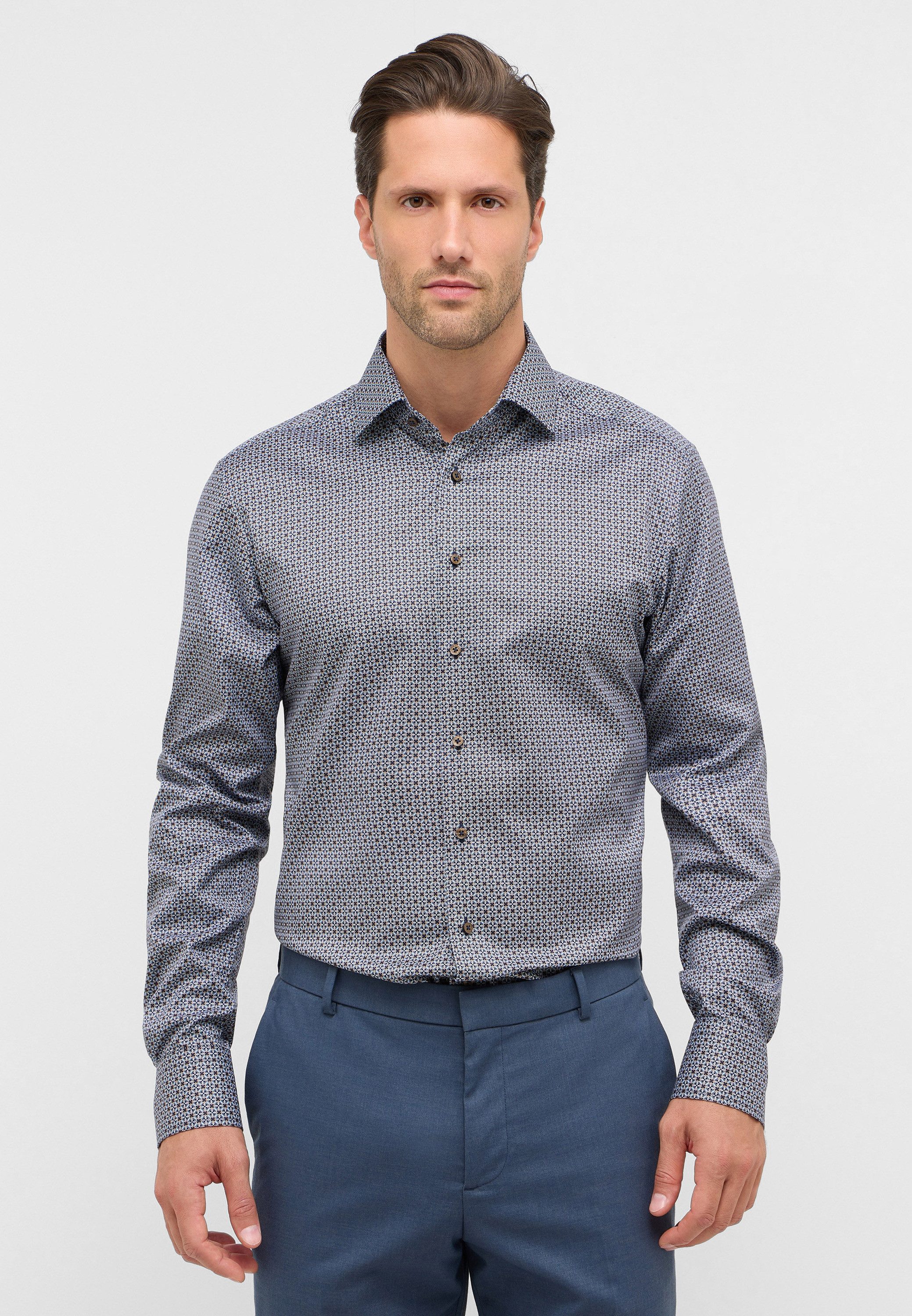 Eterna Langarmhemd MODERN FIT NON IRON günstig online kaufen
