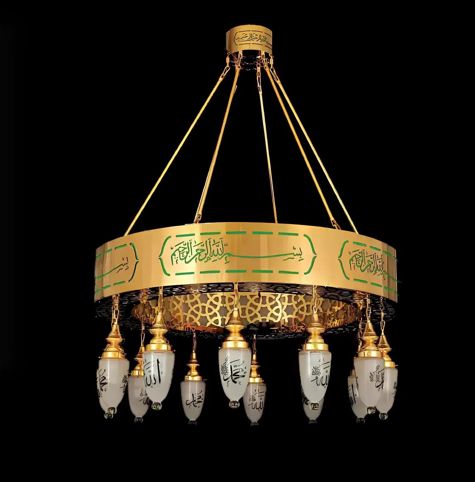 JVmoebel Kronleuchter Luxus Kristalllampe Deckenleuchte in elegantem Design, Leuchtmittel wechselbar, Made in Europa