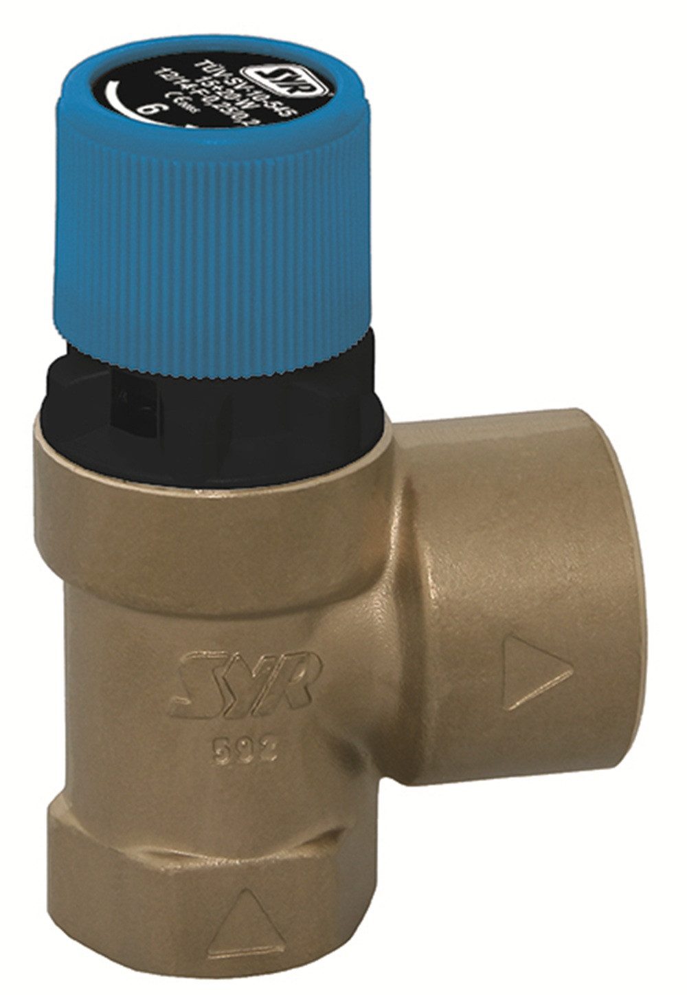 SYR Regulierventil SYR Membran-Sicherheitsventil 2115 6bar, 1/2" roh, bauteilgeprüft, (1-tlg)