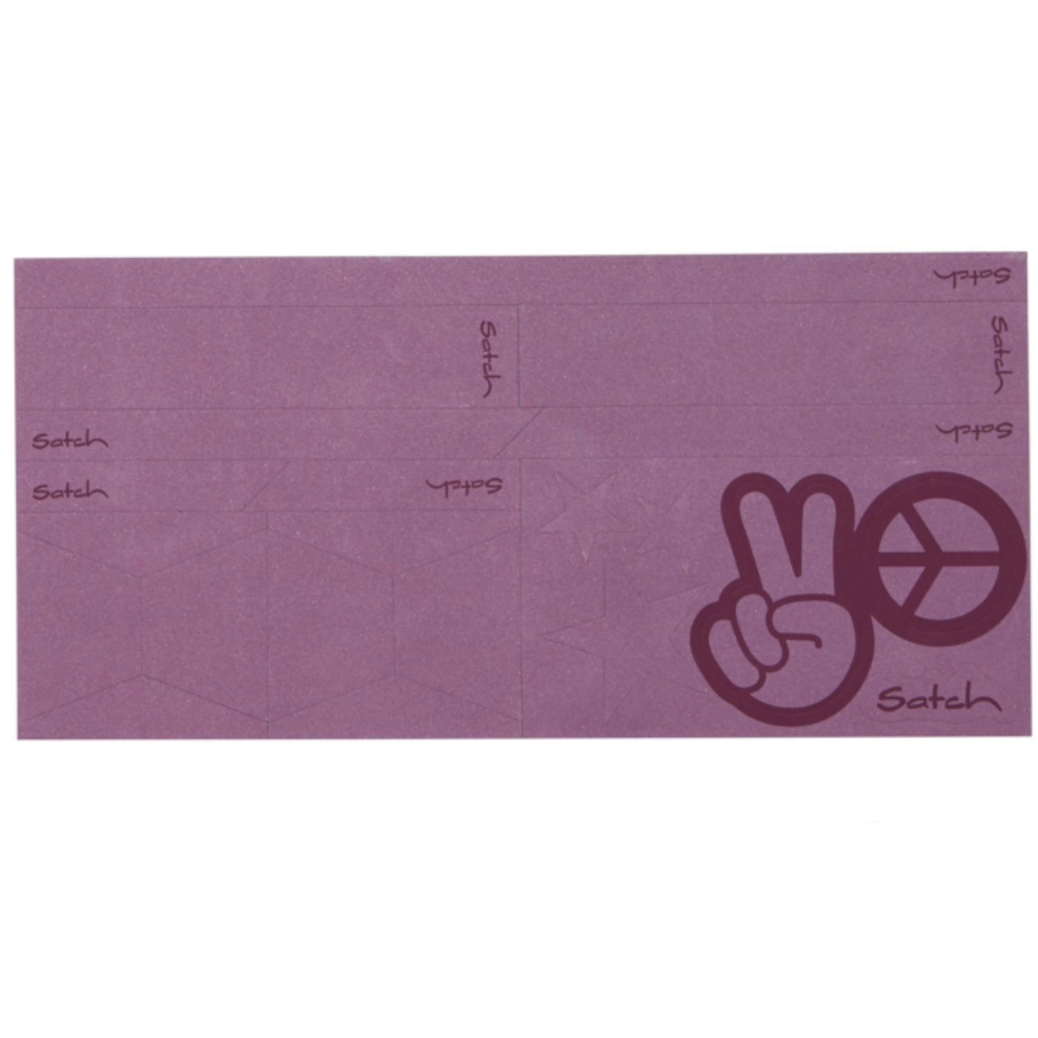 Satch Reflektor-Aufkleber Reflektierende Sticker Purple