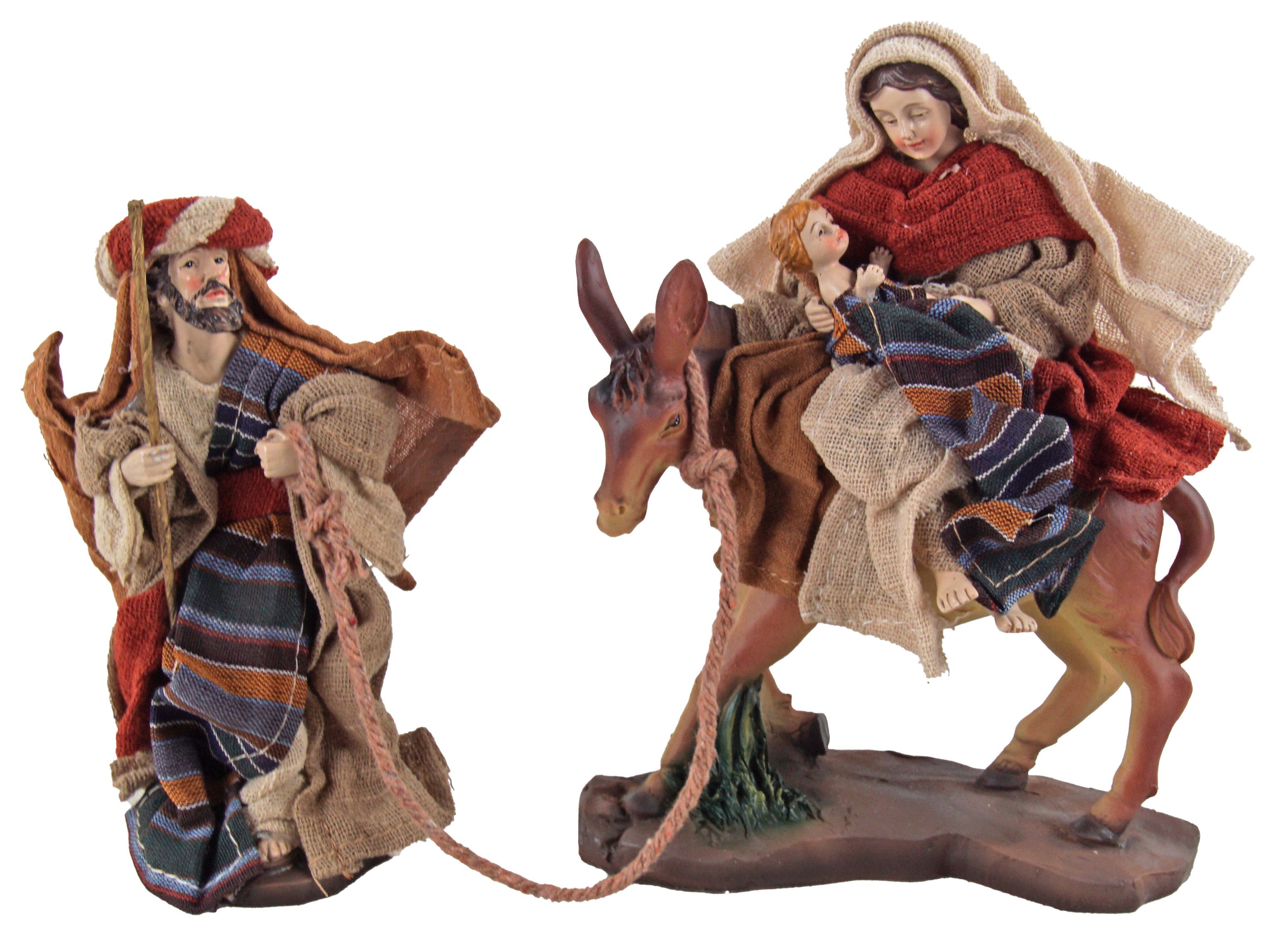dekoprojekt Krippenfigur Heilige Familie auf der Flucht K 463 (2 St)